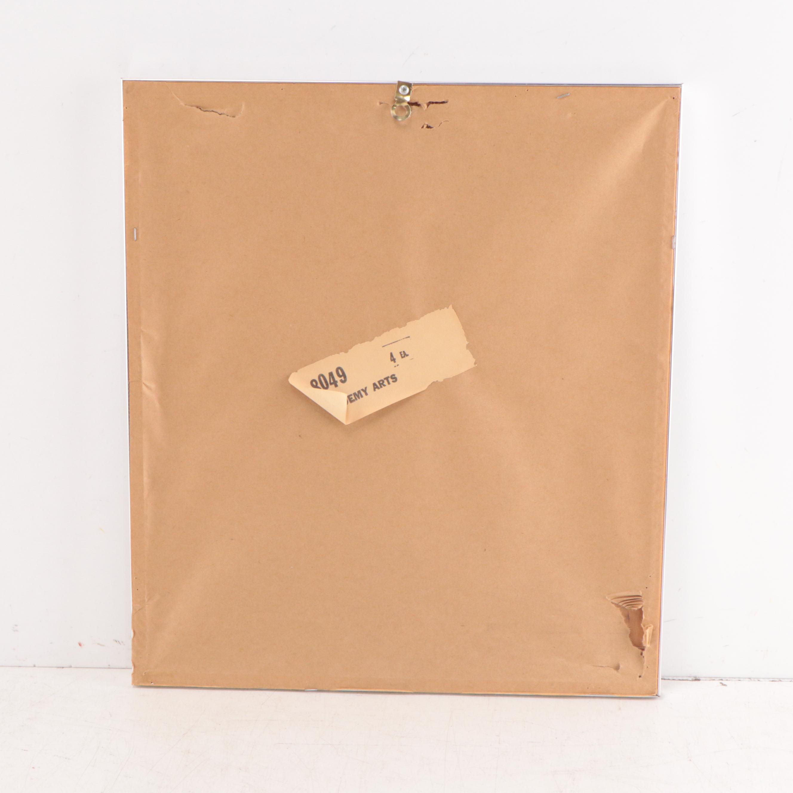 Op Art Metal Leaf Cut Out Composition