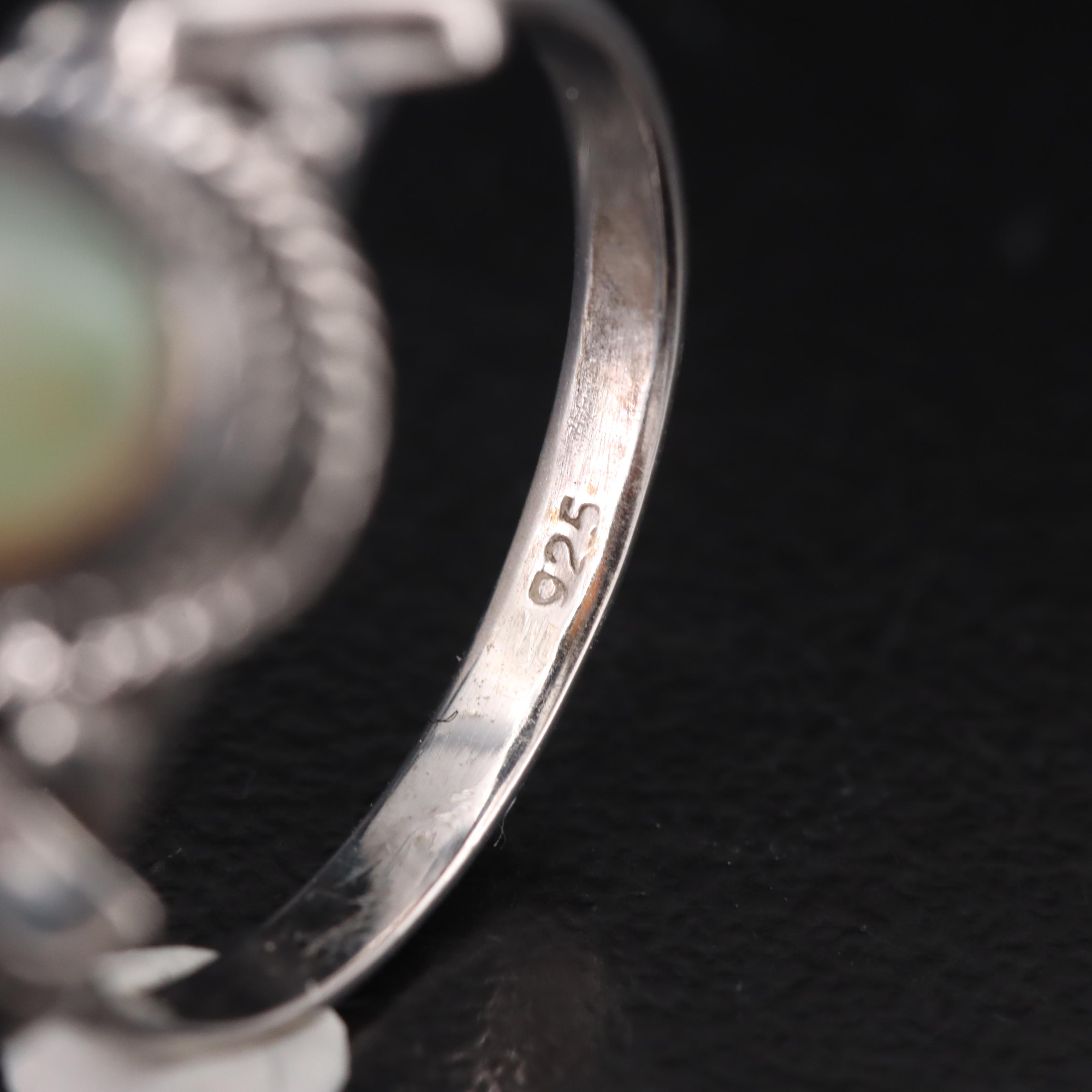 Sterling Opal Ring