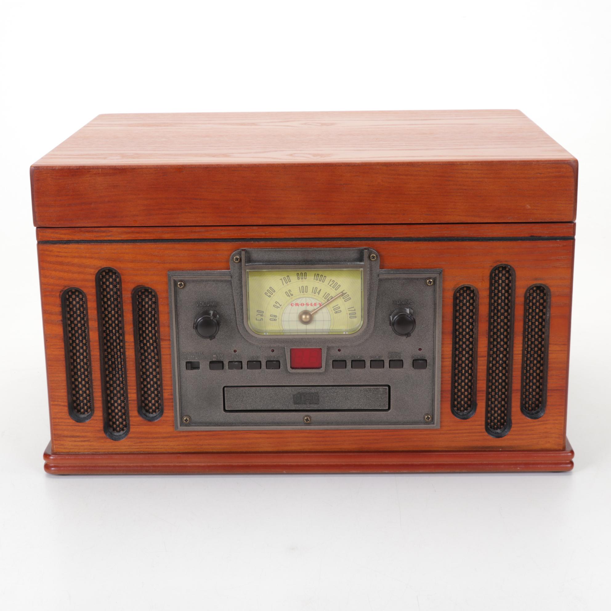 Crosley Tabletop Radio, CD, Tape Deck and Turntable, 2013