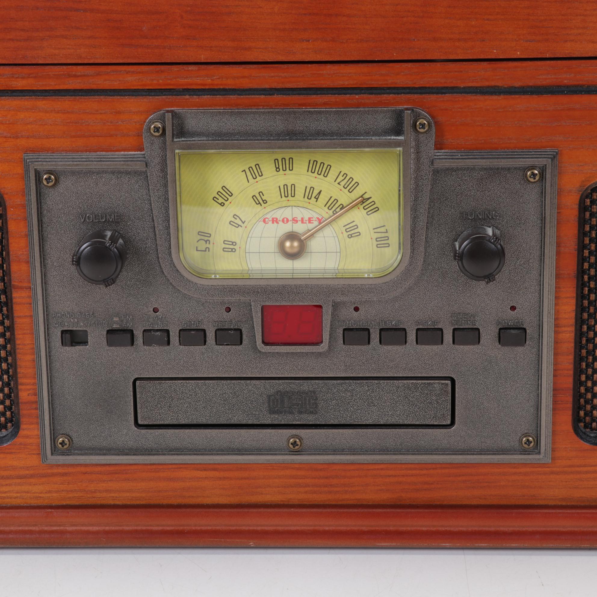 Crosley Tabletop Radio, CD, Tape Deck and Turntable, 2013