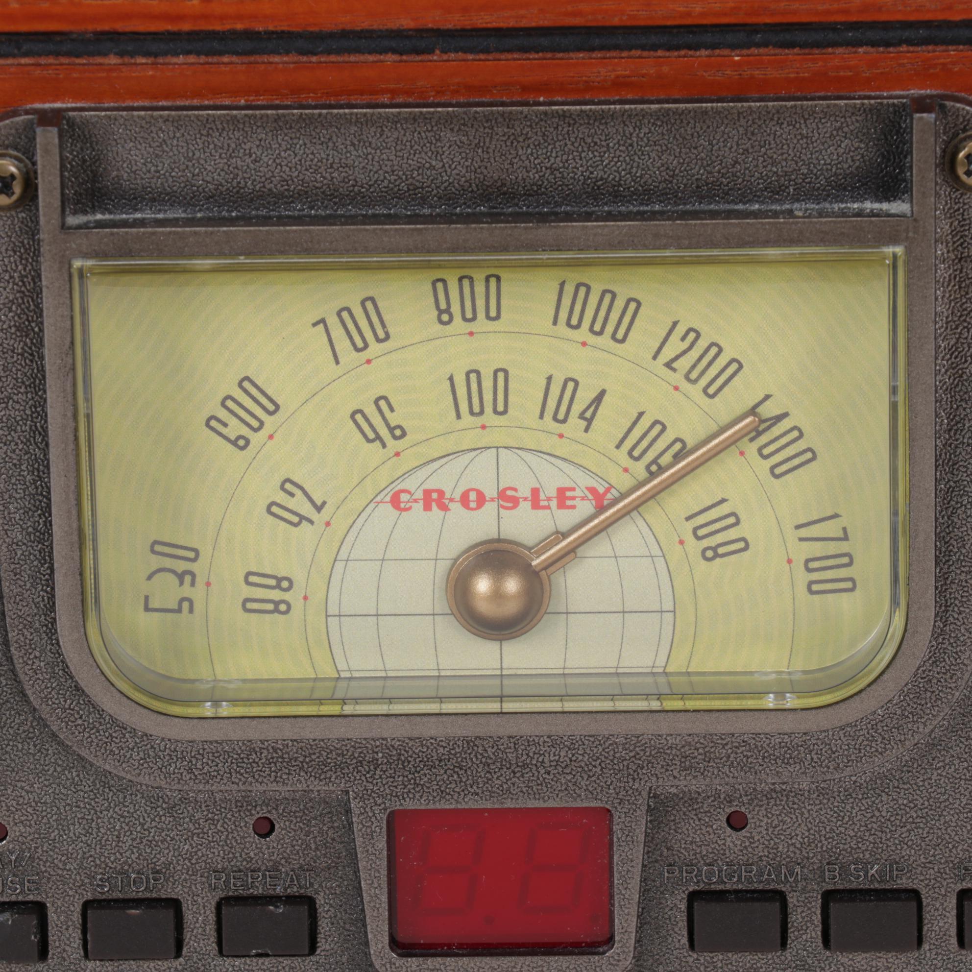 Crosley Tabletop Radio, CD, Tape Deck and Turntable, 2013