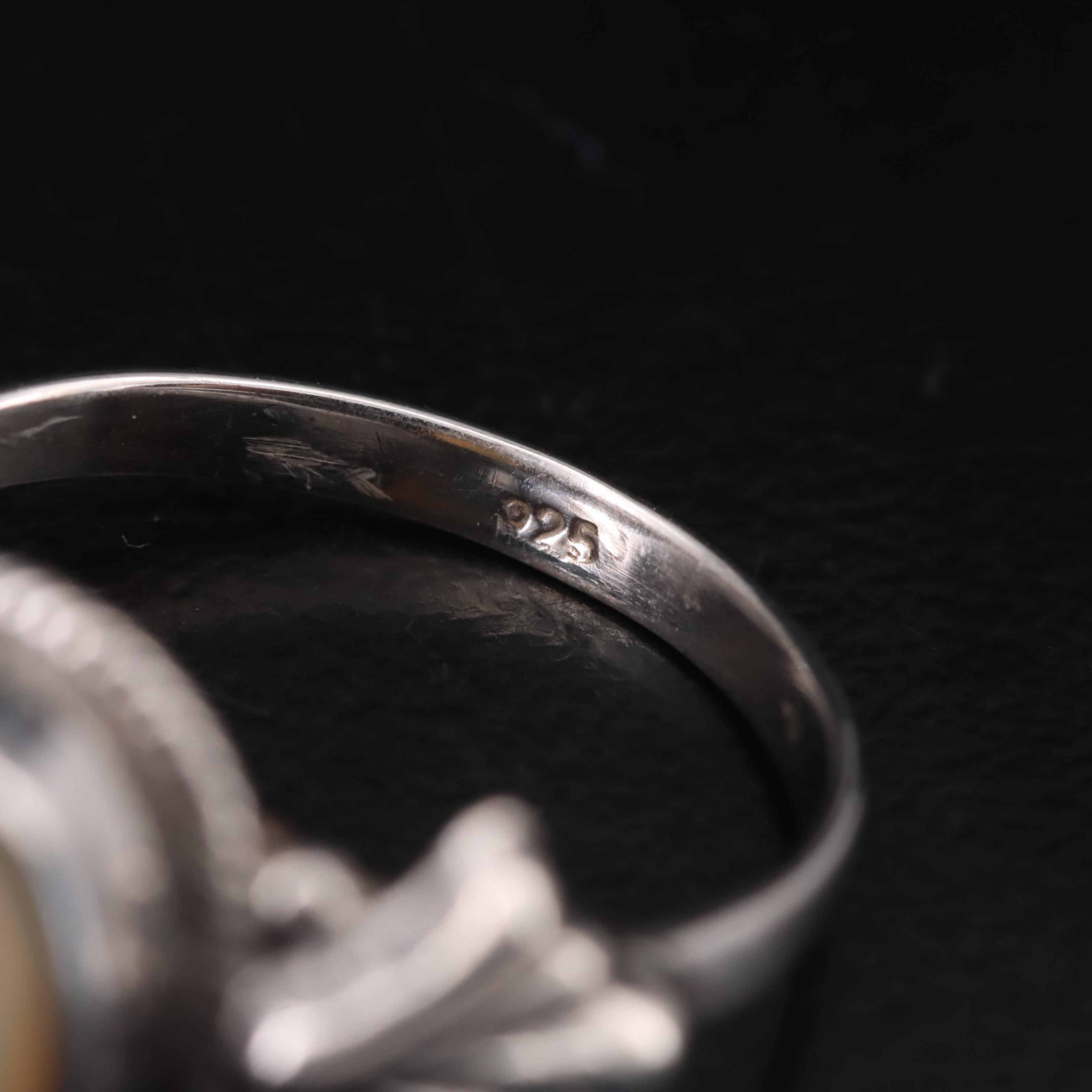 Sterling Opal Ring
