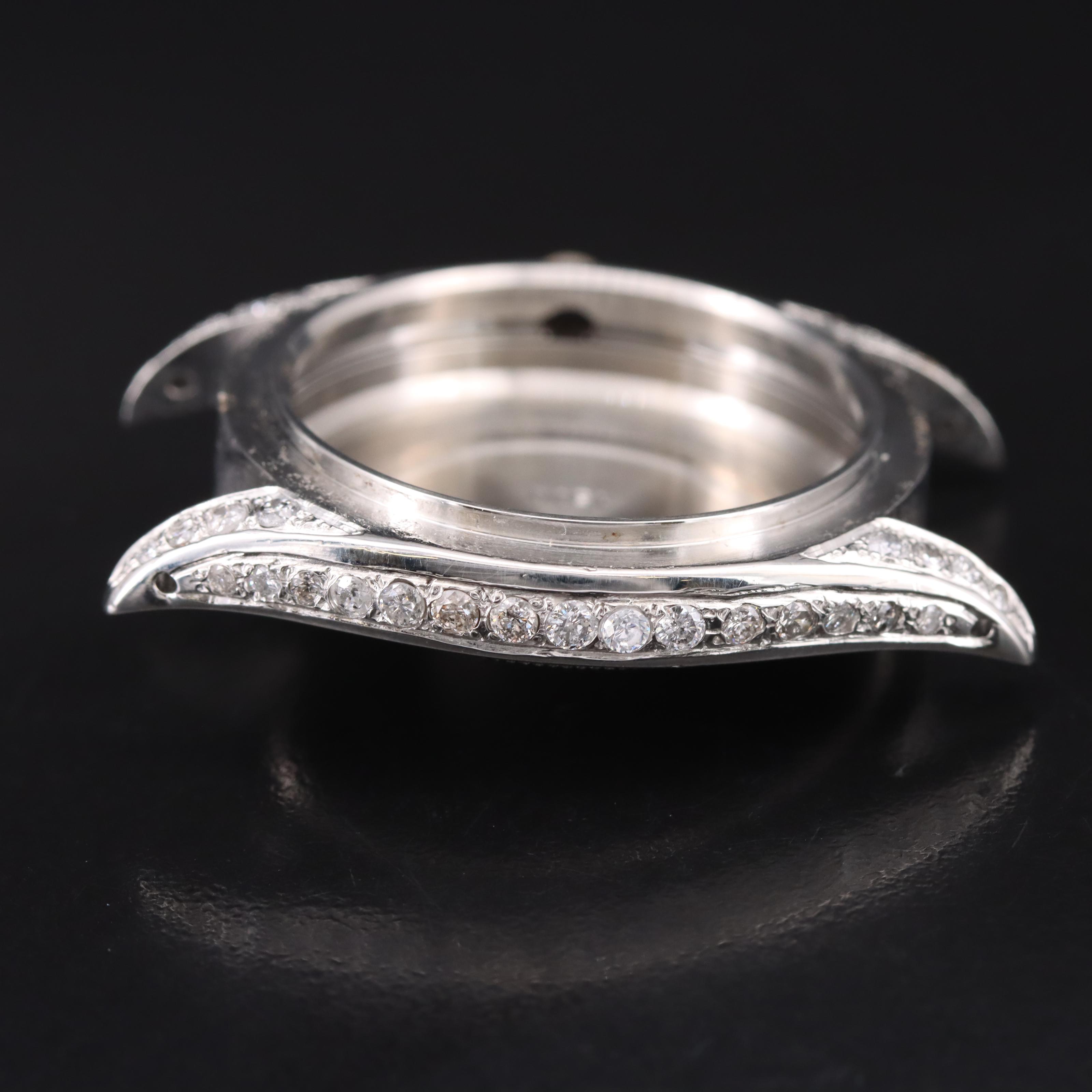 1968 Rolex Diamond and Stainless Steel Oyster Case