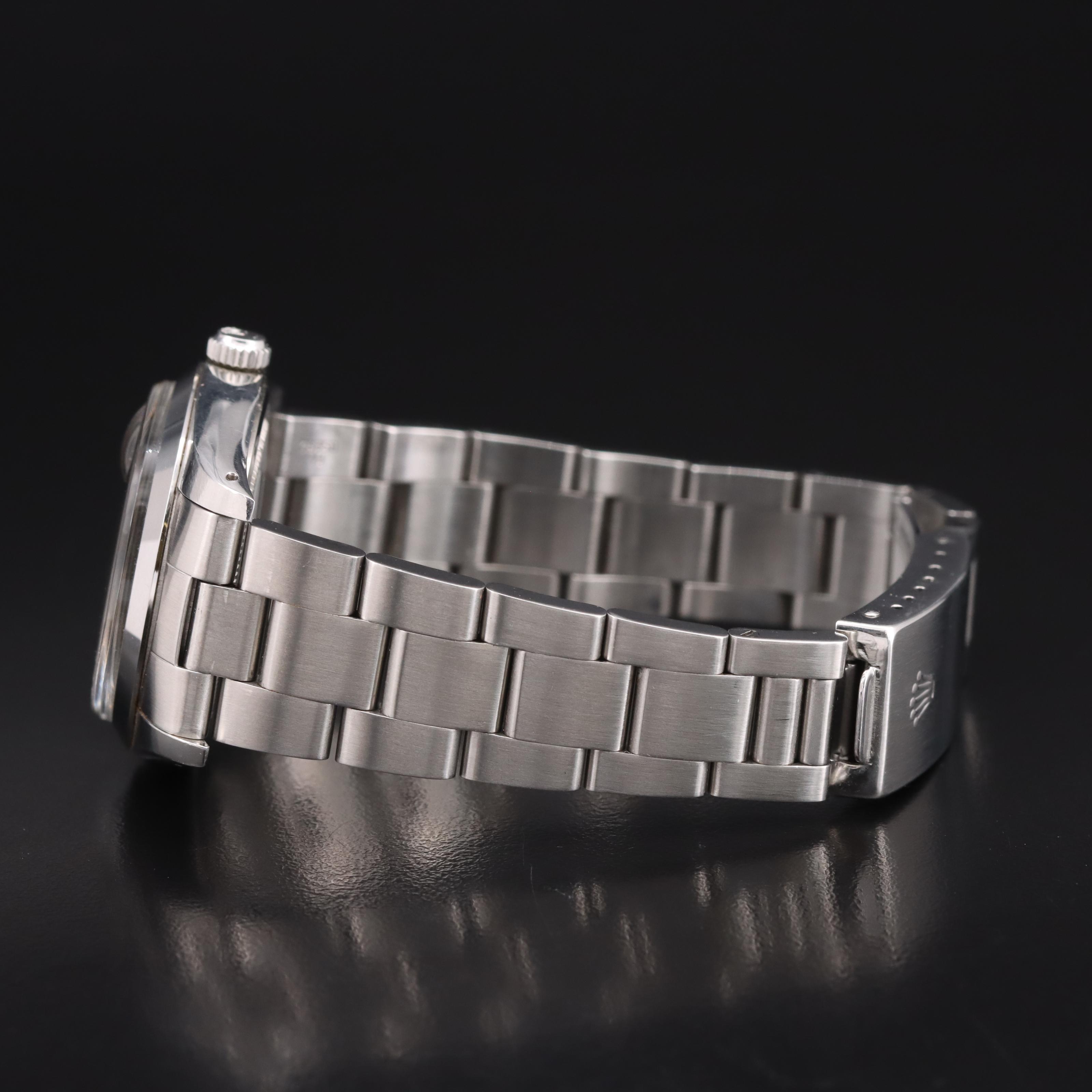 1981 Rolex Oysterdate Precision Hand-Wind Stainless Steel Watch