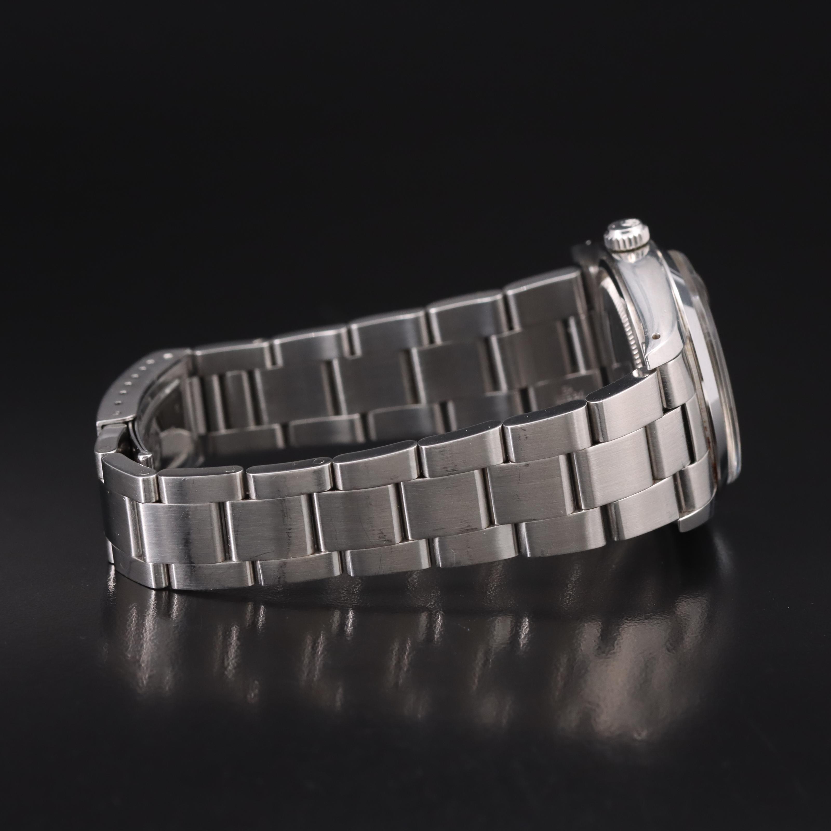 1981 Rolex Oysterdate Precision Hand-Wind Stainless Steel Watch