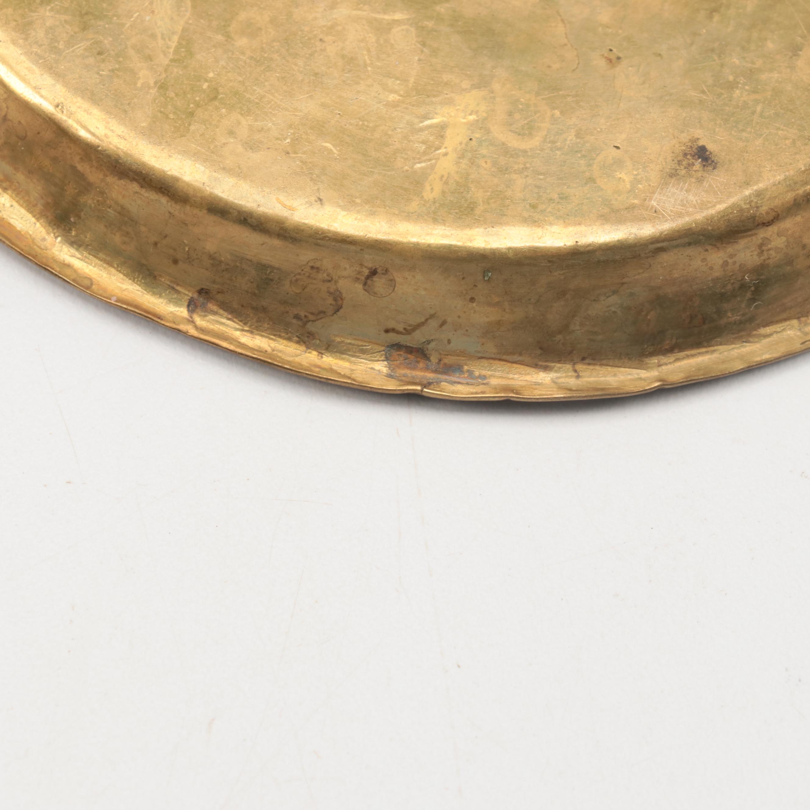 Chinese Koi Fish Brass Bookends, Additus Brass Candlesticks, and More