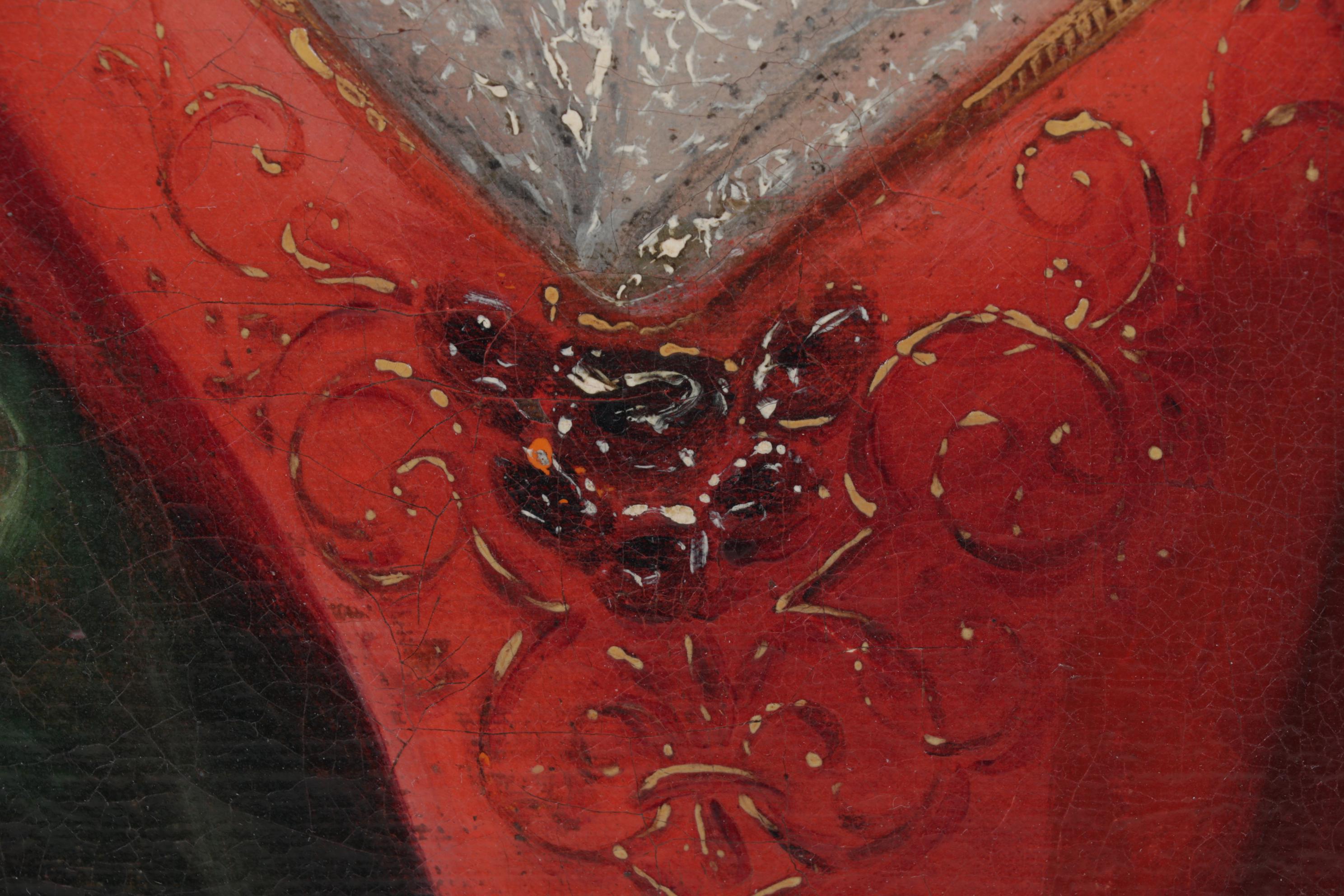 Copy Portrait Oil Painting After Jean Raoux, Circa 1932