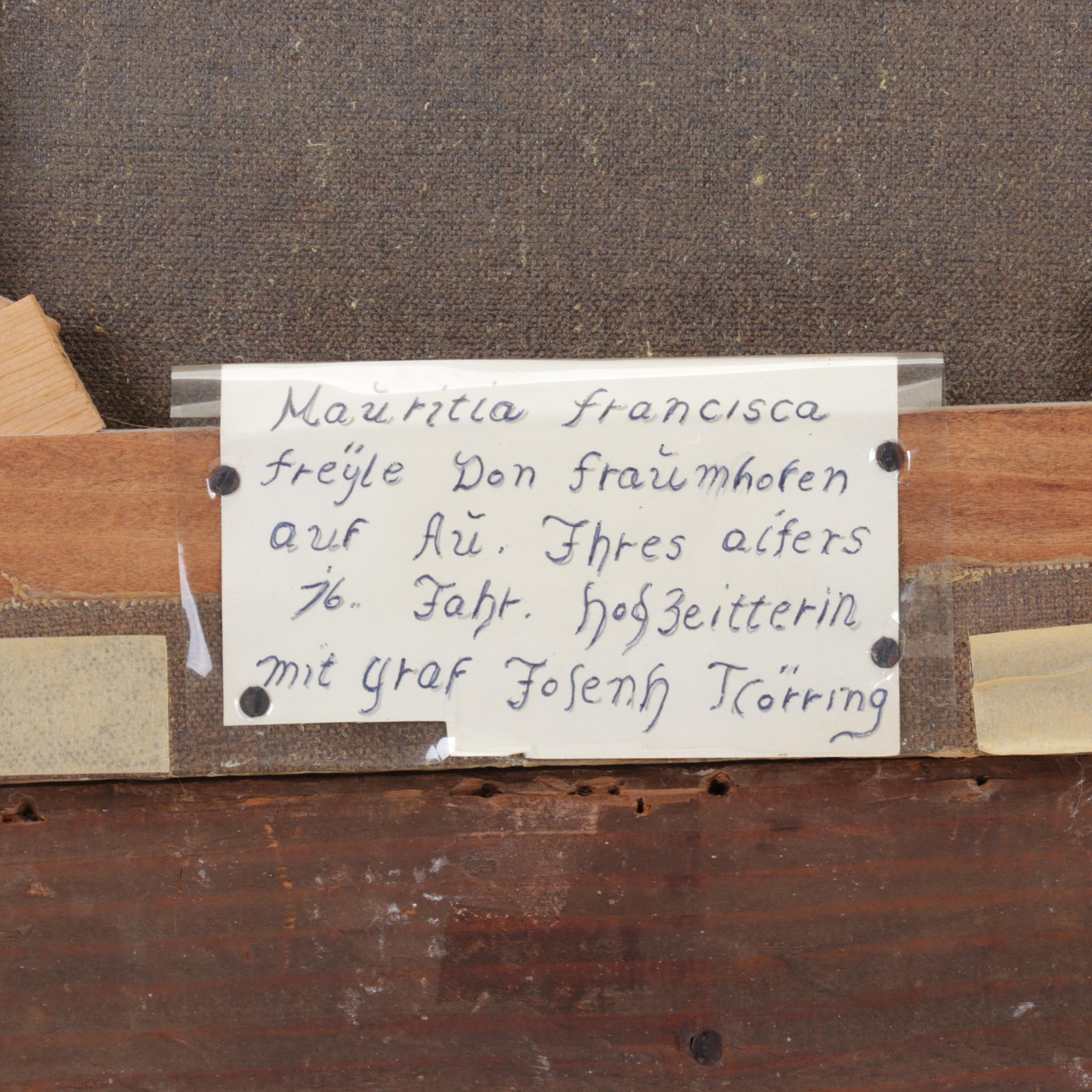 Copy Portrait Oil Painting After Jean Raoux, Circa 1932