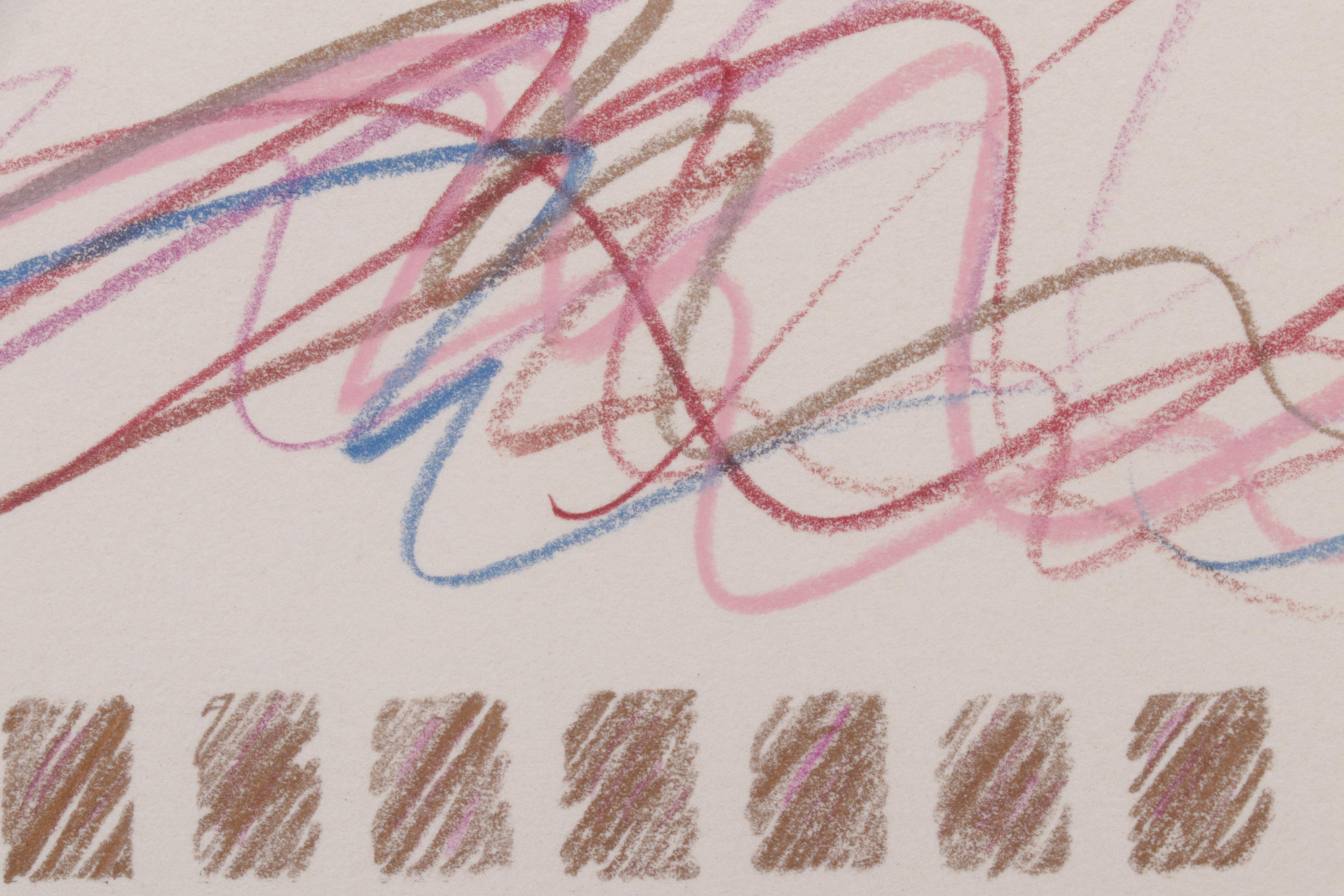 Enrico Embroli "Concerto" Series Embellished Color Lithograph, Late 20th Century