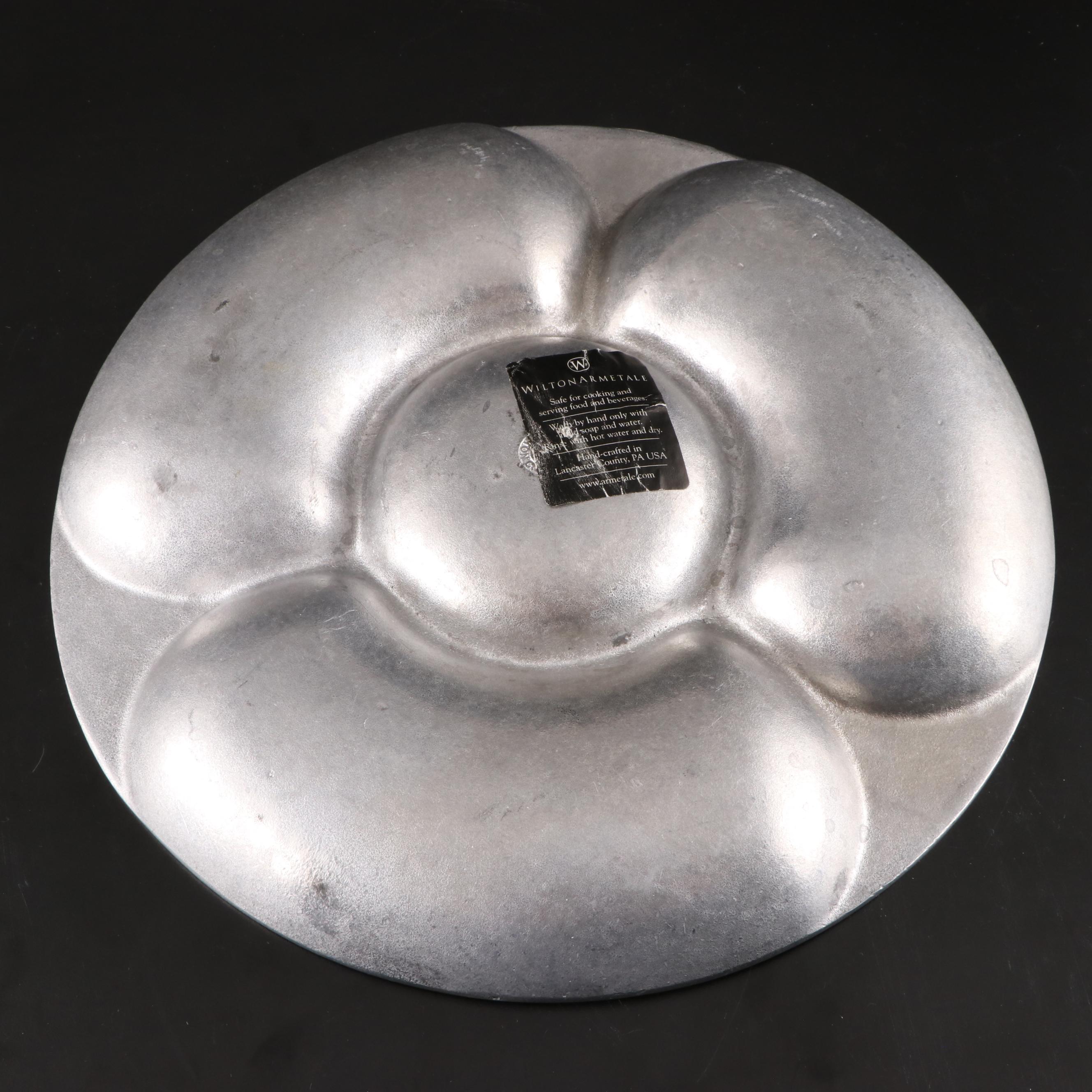 Wilton Armetale Serving Bowls with Nambé Scoop