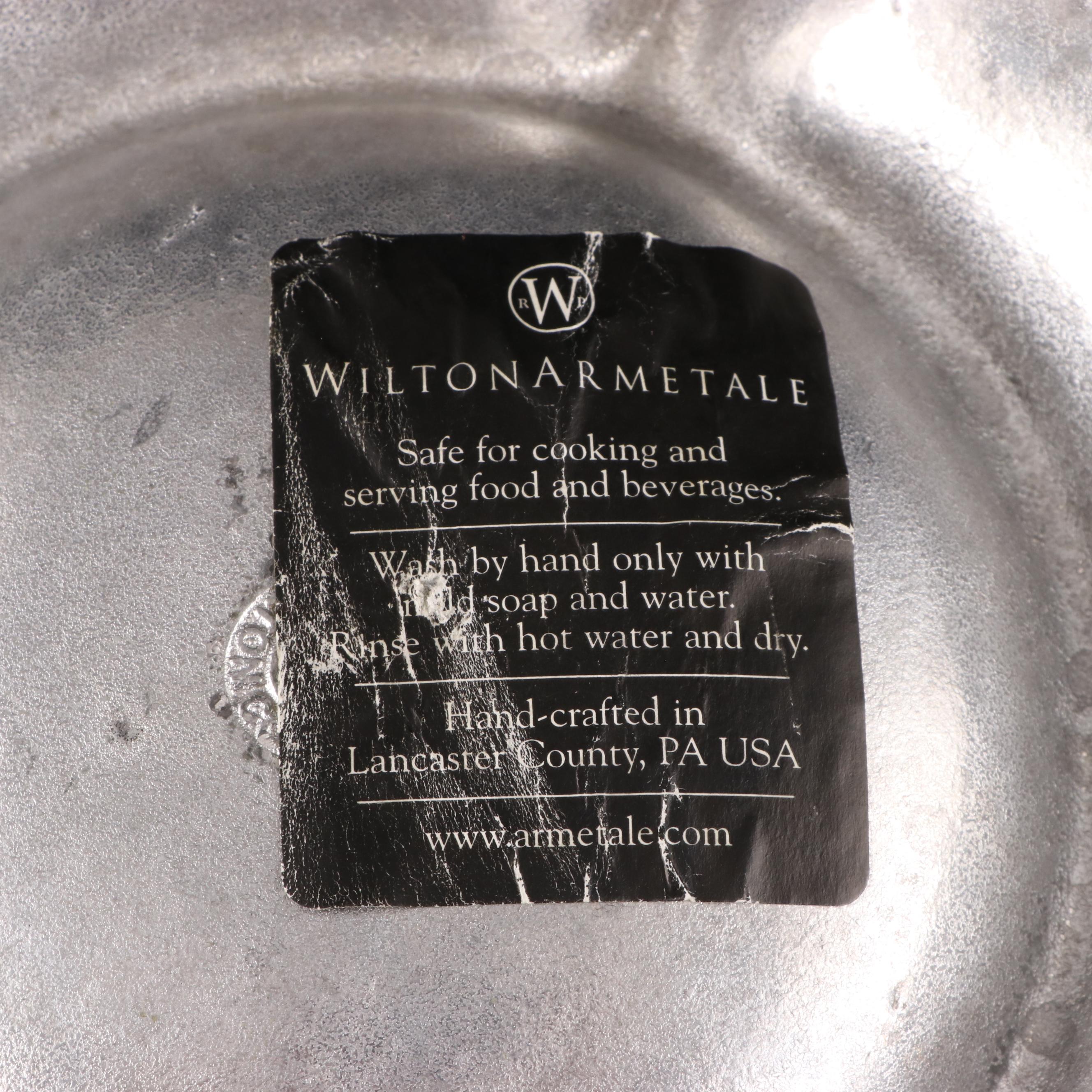 Wilton Armetale Serving Bowls with Nambé Scoop