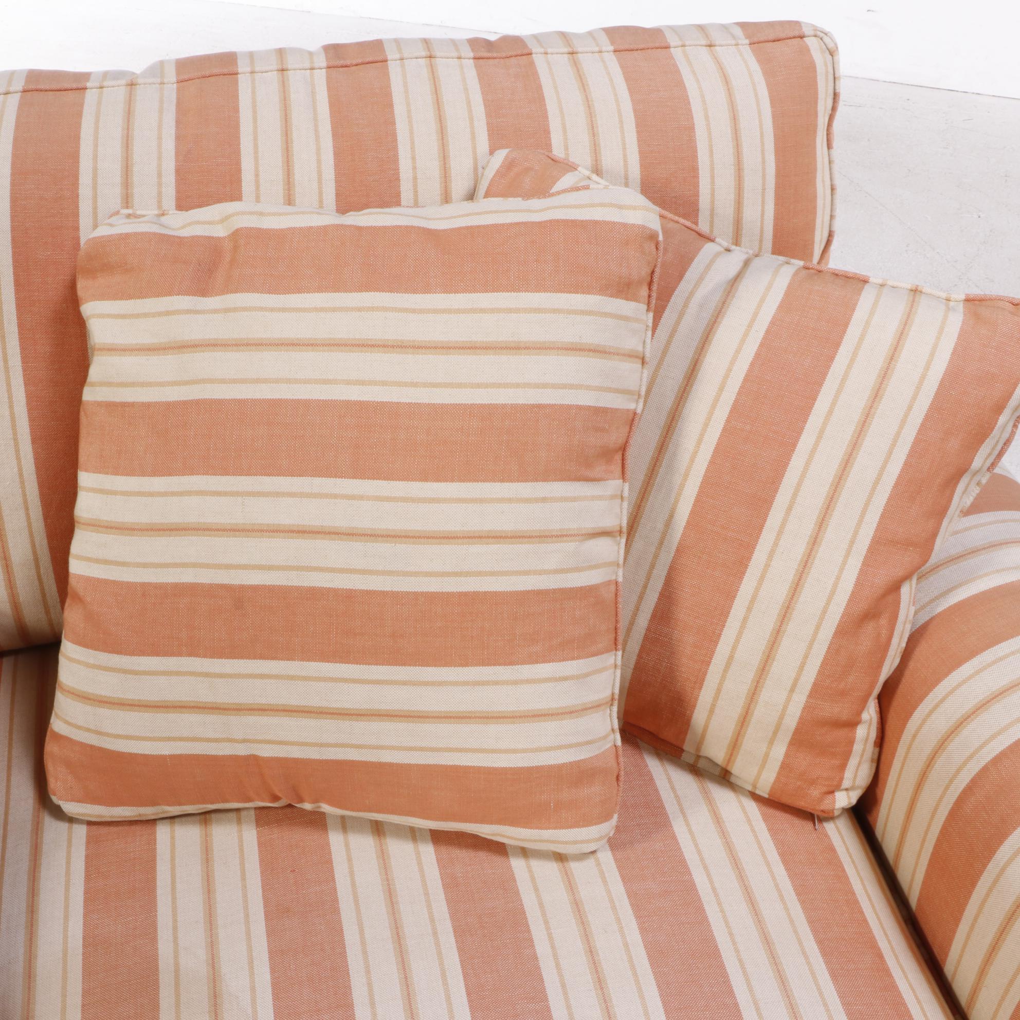 Macy's "Modern Concepts" Custom-Upholstered Chair-and-a-Half with Ottoman