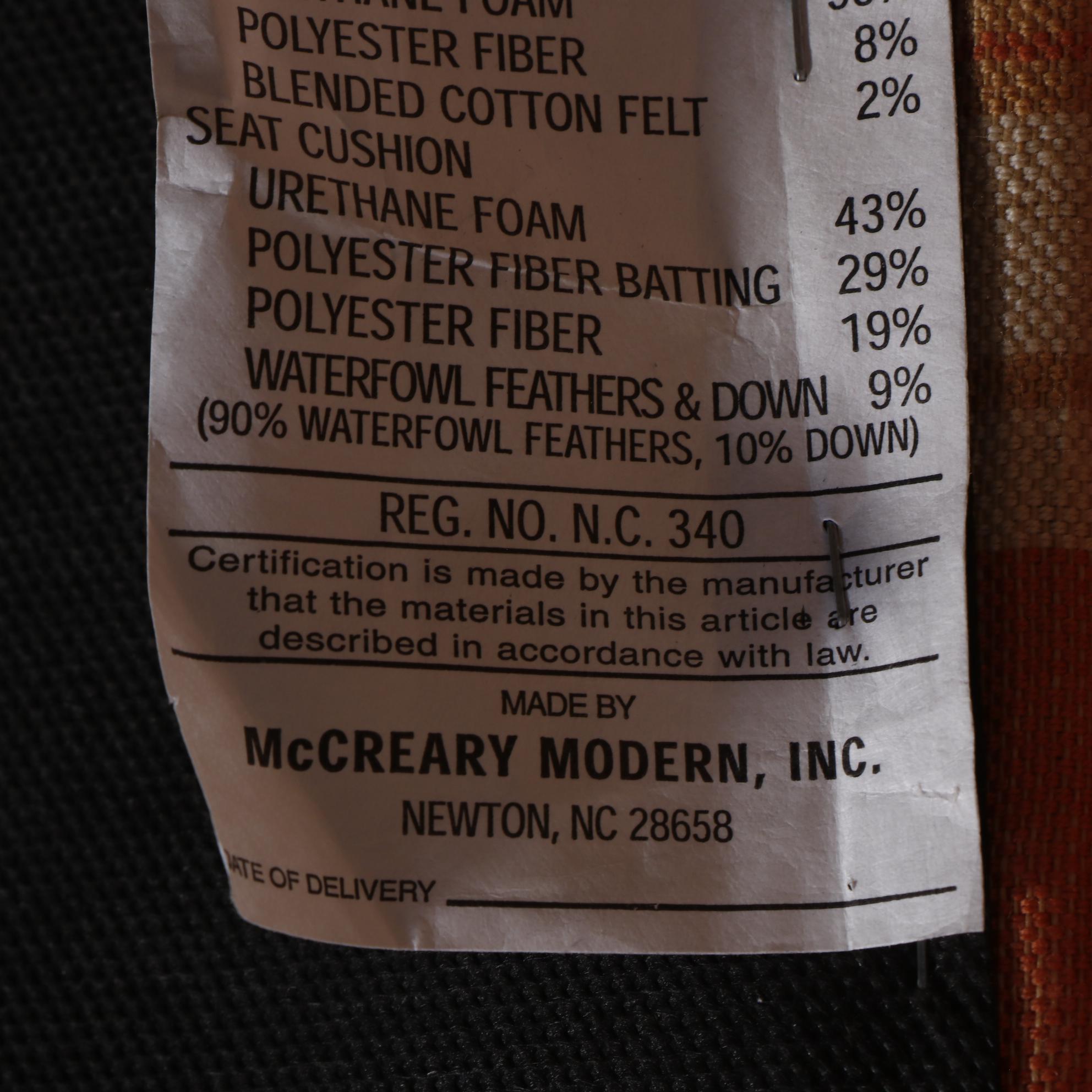 Macy's "Modern Concepts" Custom-Upholstered Chair-and-a-Half with Ottoman