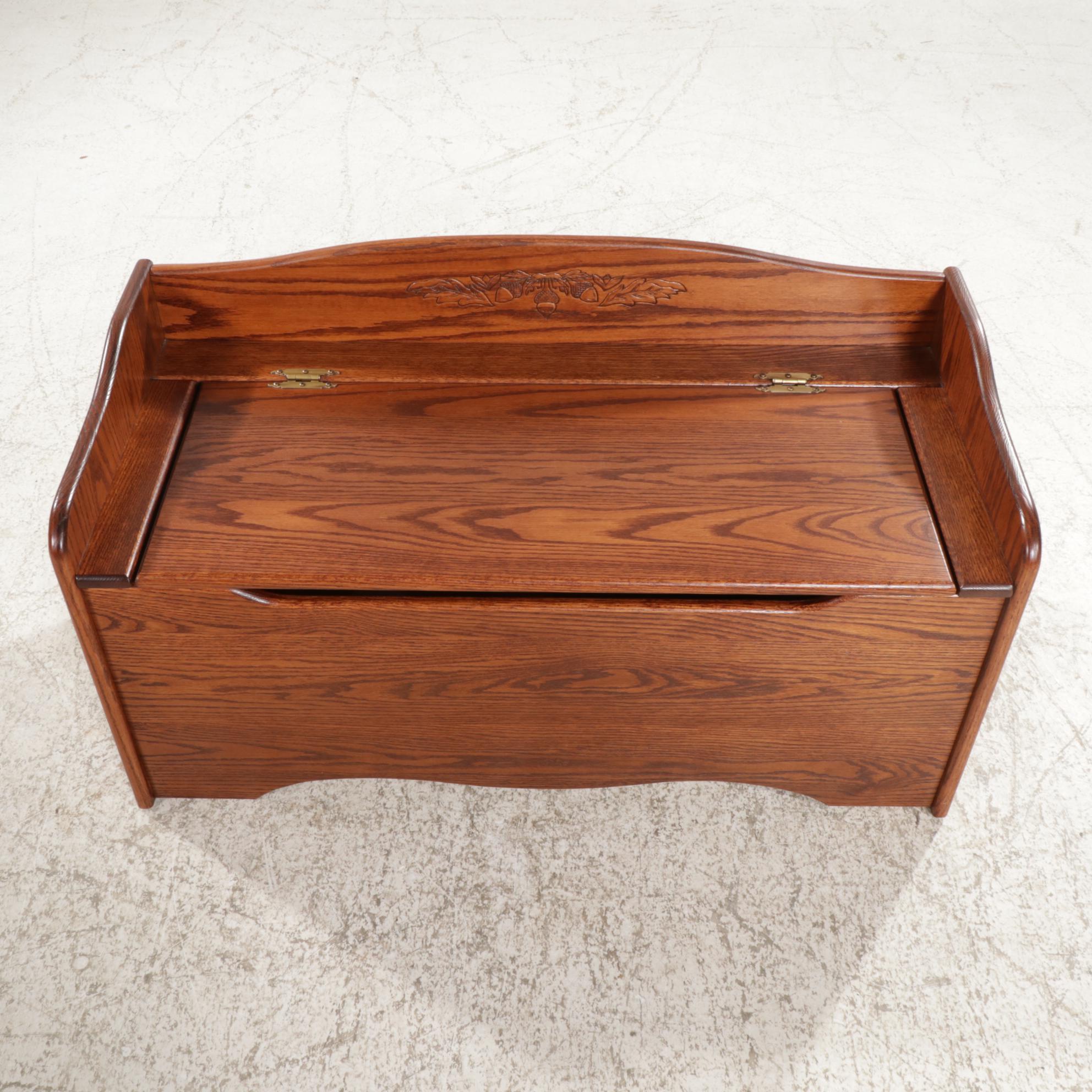 Amish Oak Furniture Trunk