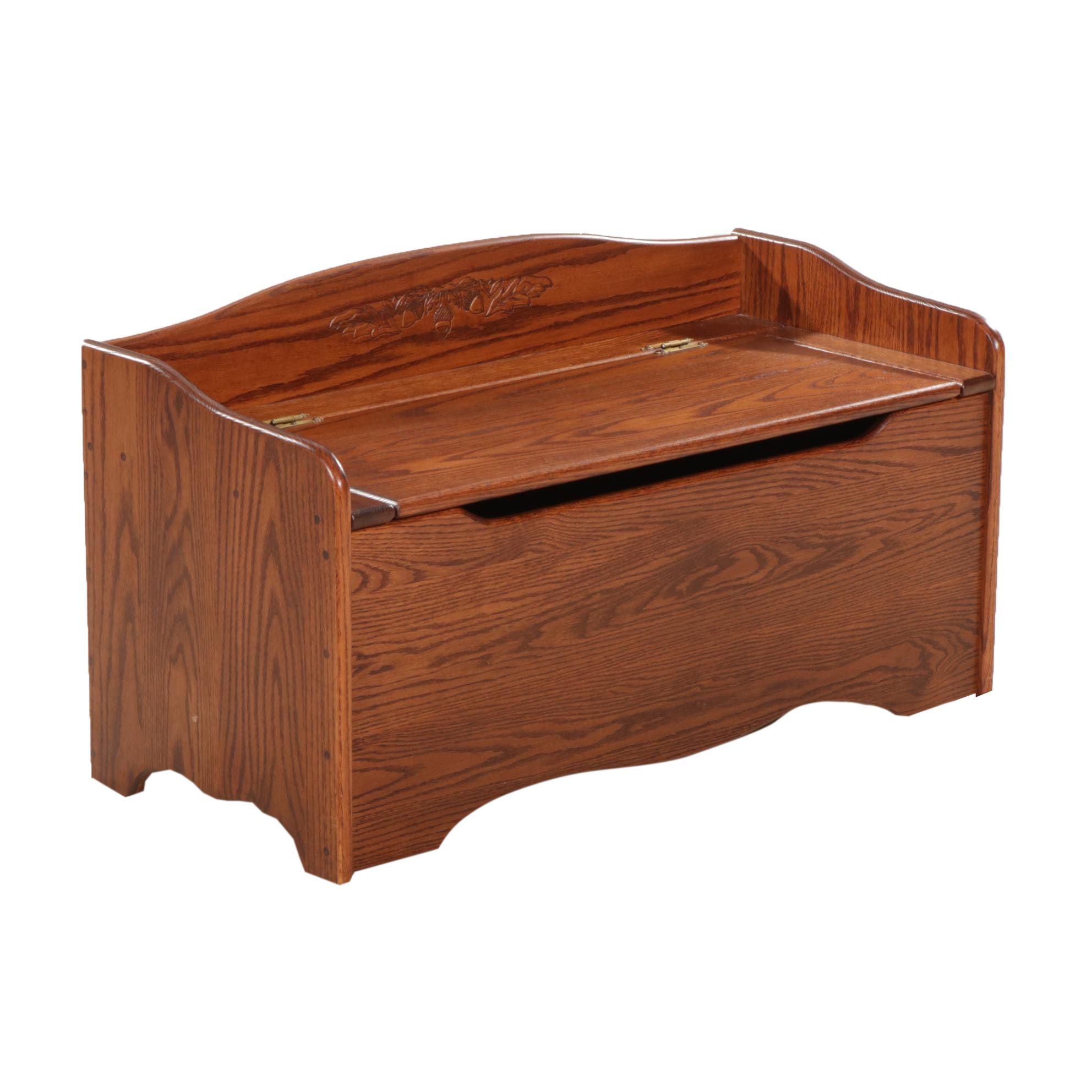 Amish Oak Furniture Trunk