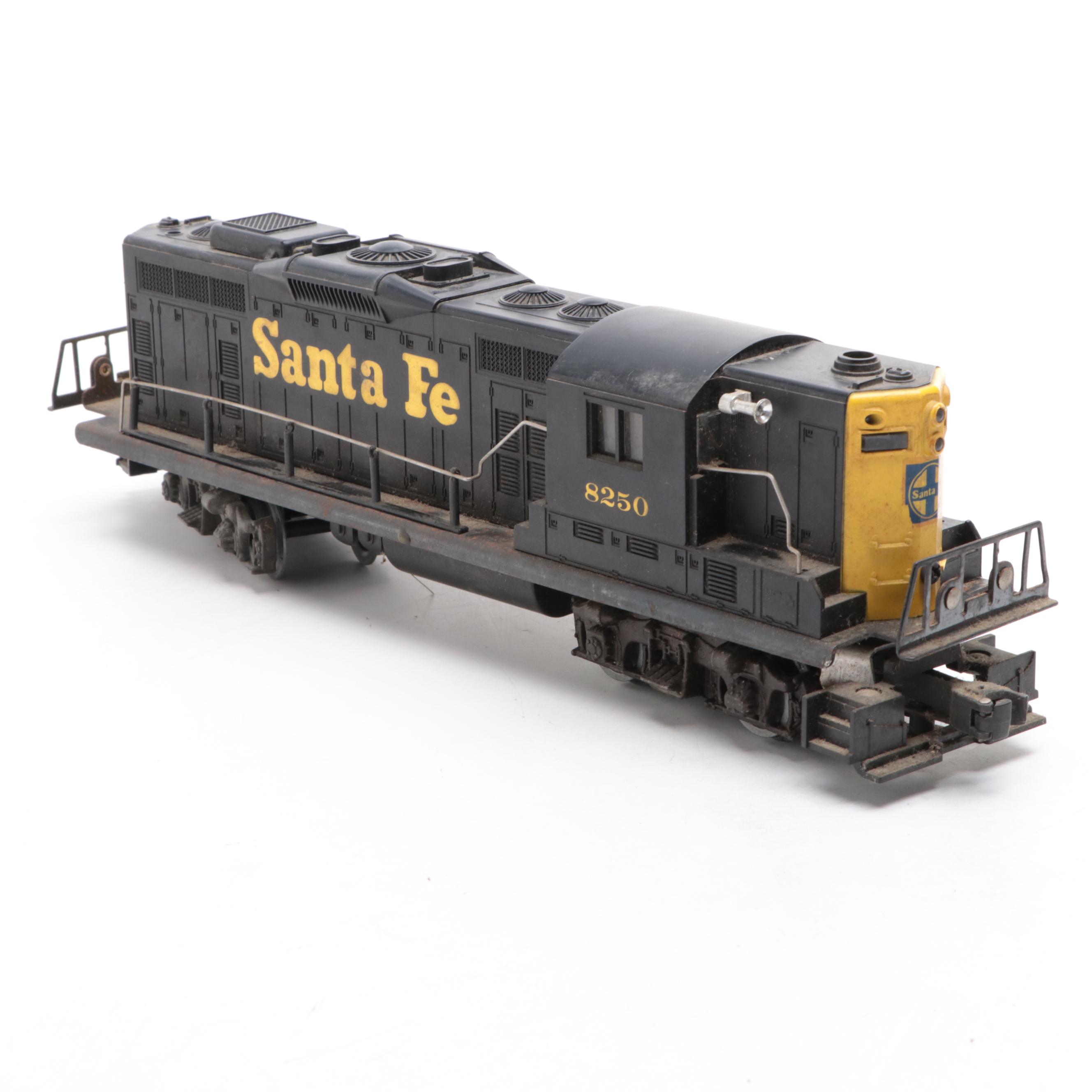 Lionel Santa Fe Engine with Other Passenger Cars
