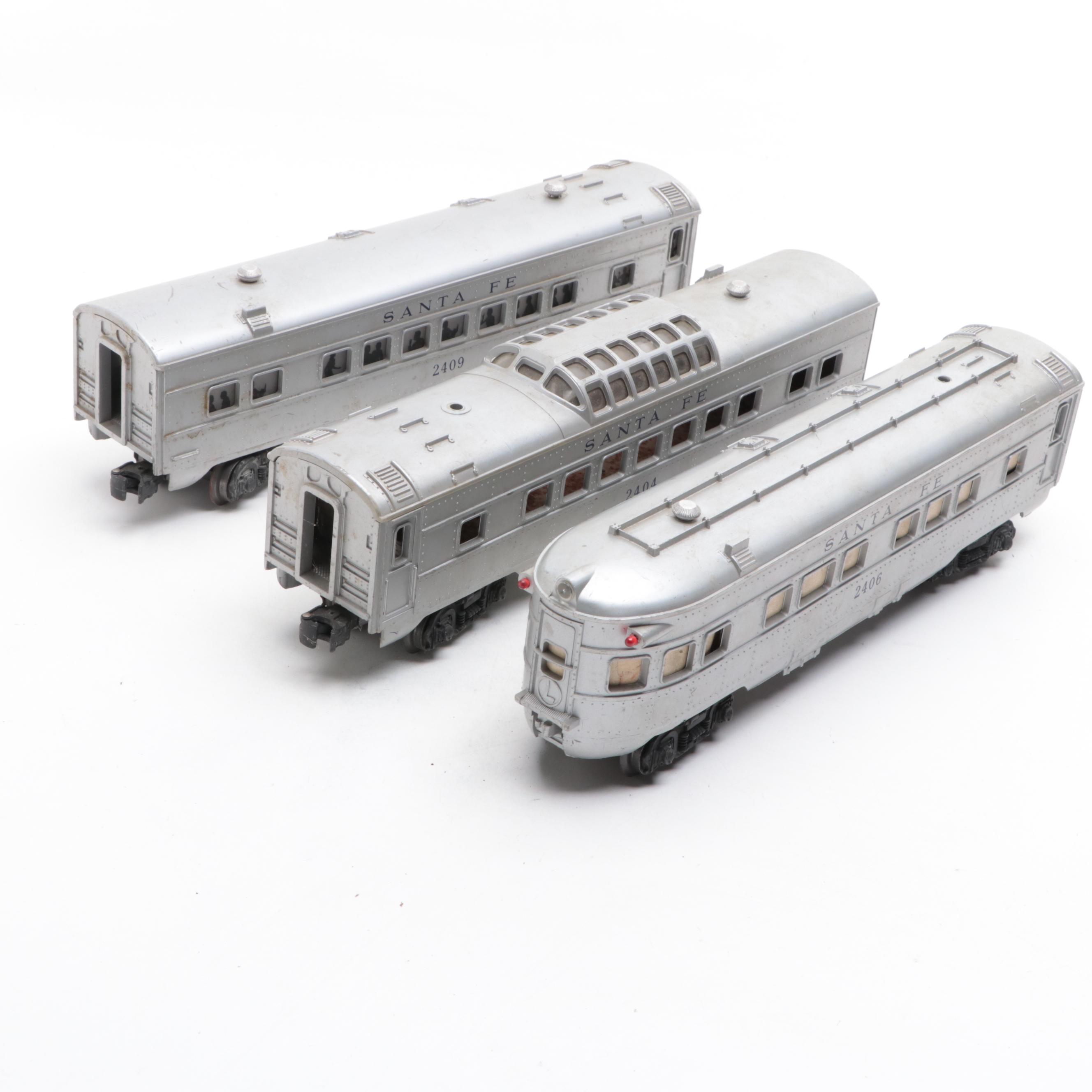 Lionel Santa Fe Engine with Other Passenger Cars