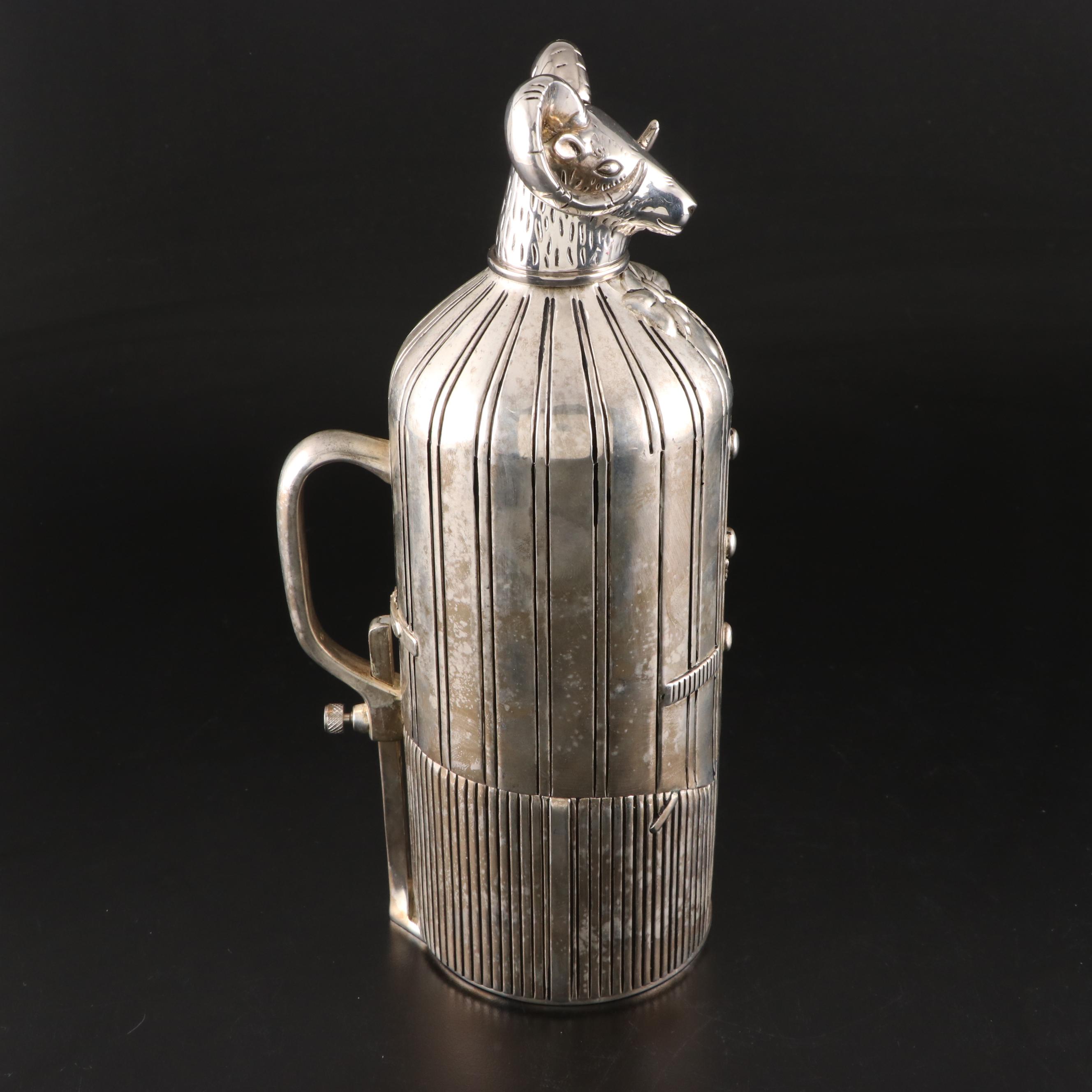 Godinger Silver Plate Bottle with Other Ice Bucket and Cocktail Shakers