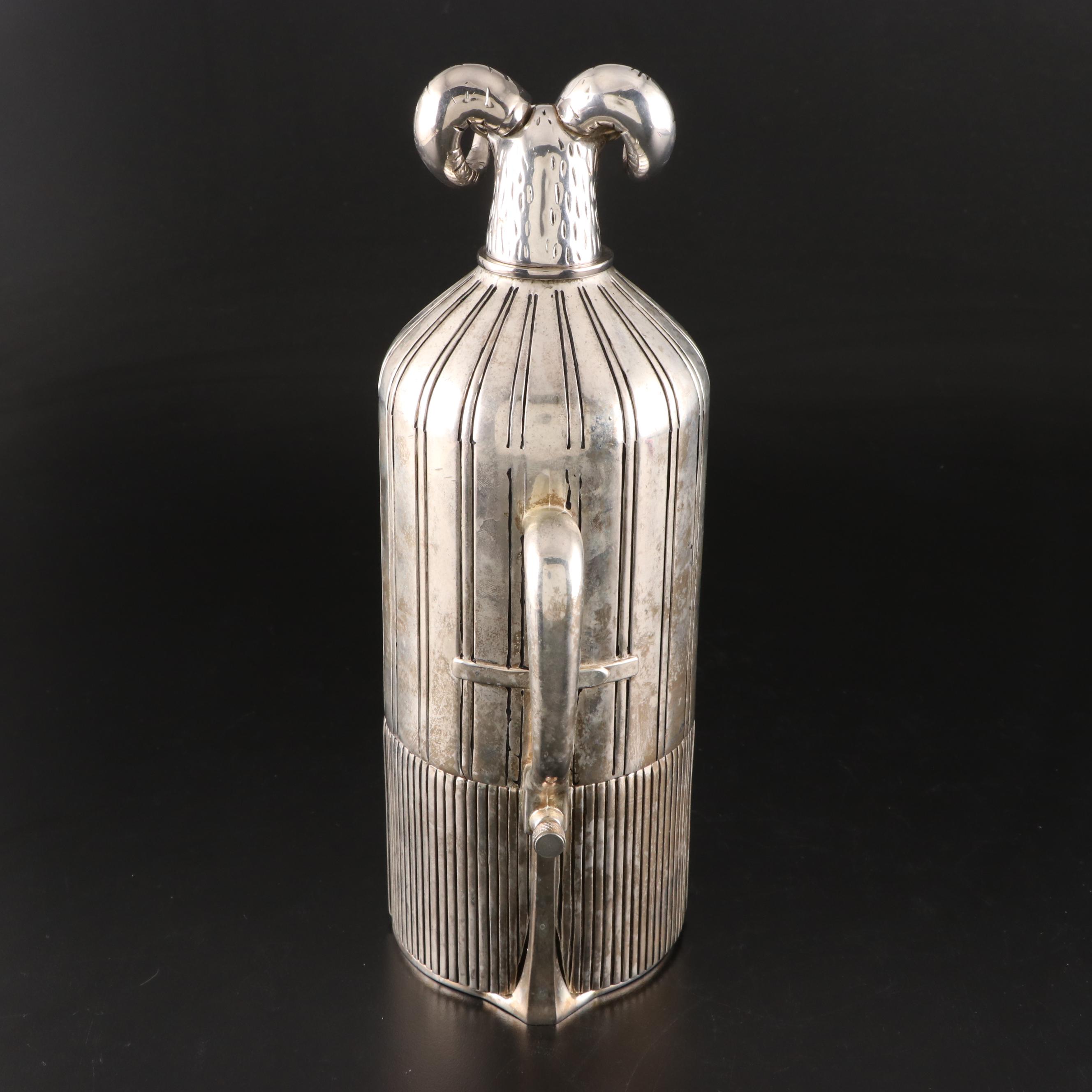 Godinger Silver Plate Bottle with Other Ice Bucket and Cocktail Shakers