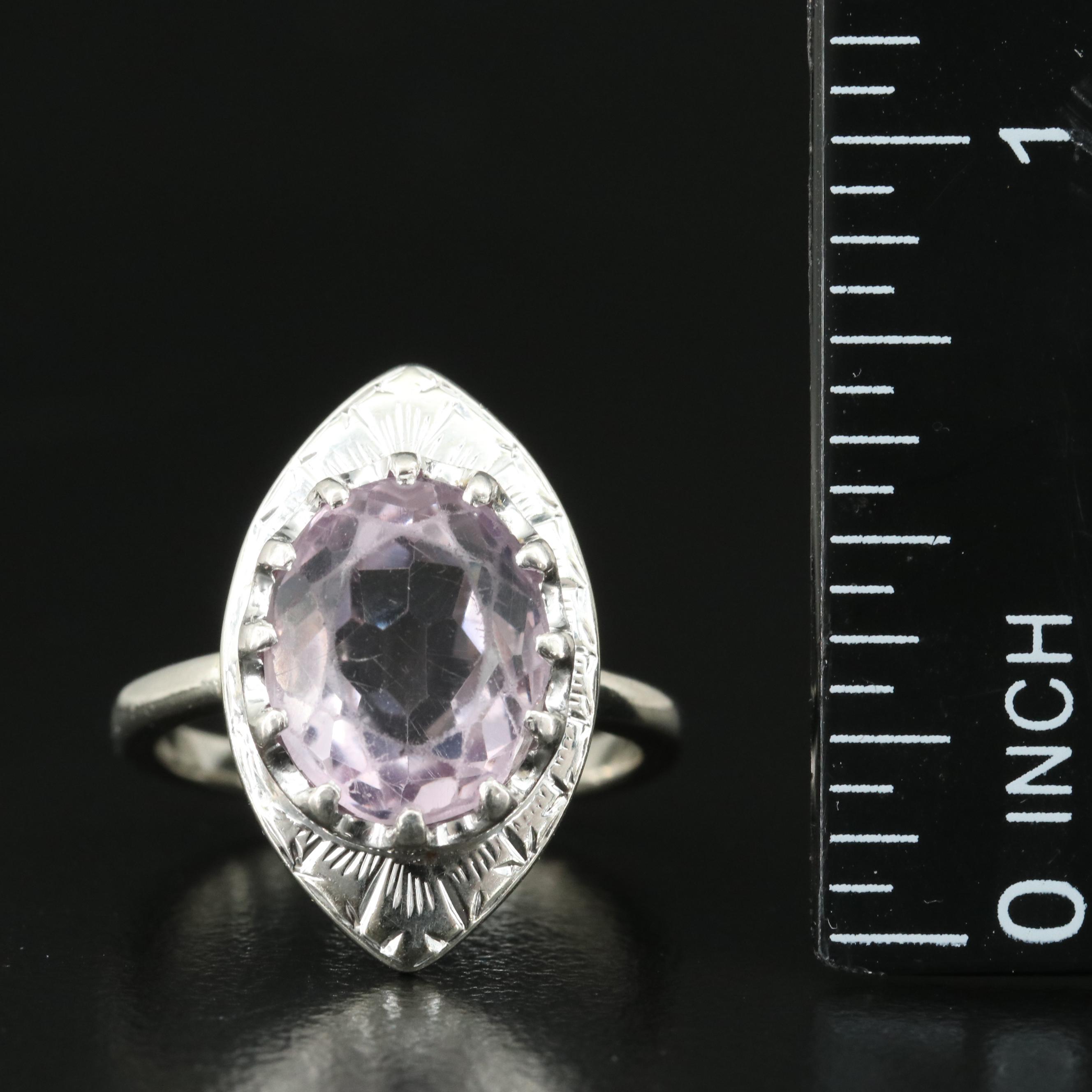 10K Amethyst Ring