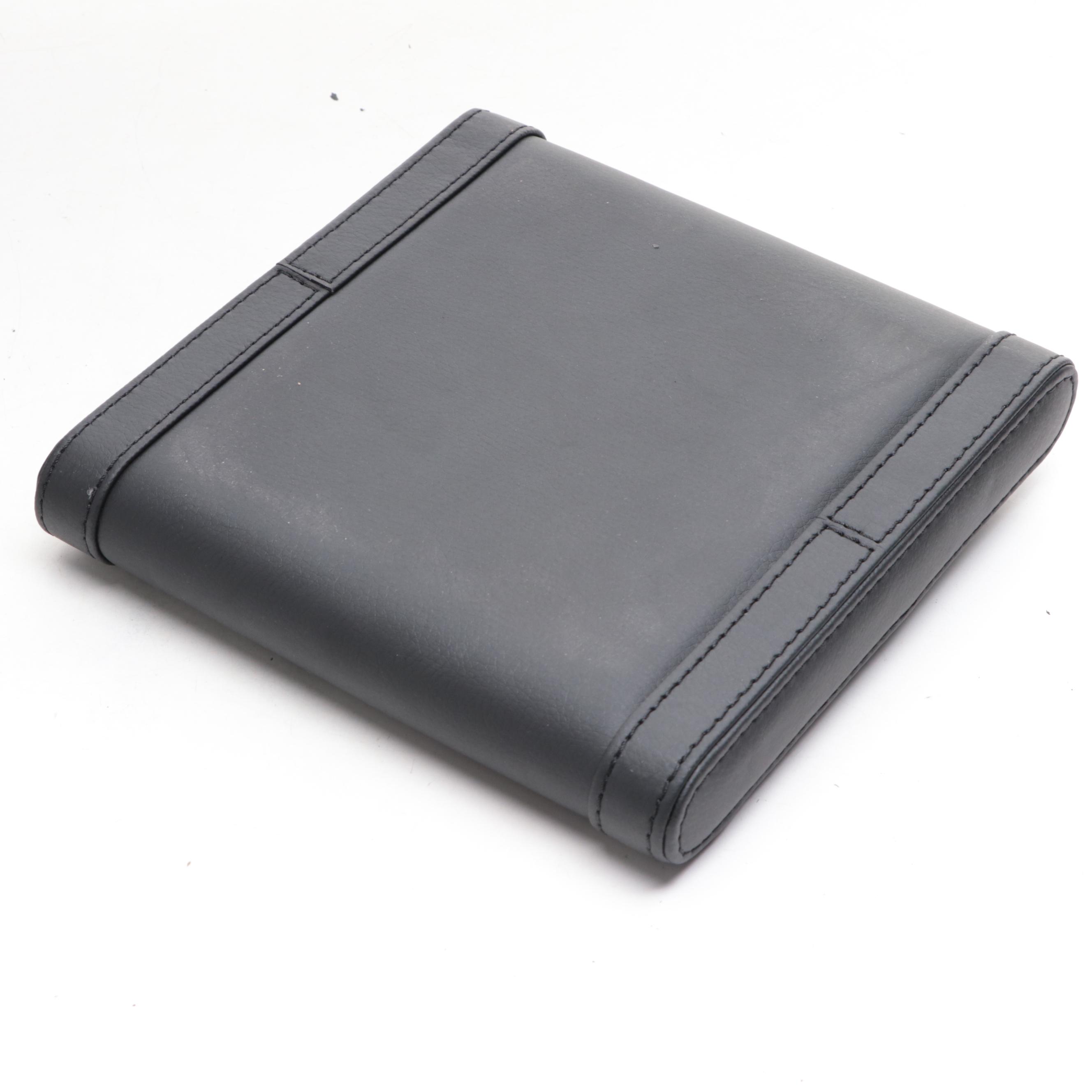 Leather Electric Rotating Watch Display Case with Holder