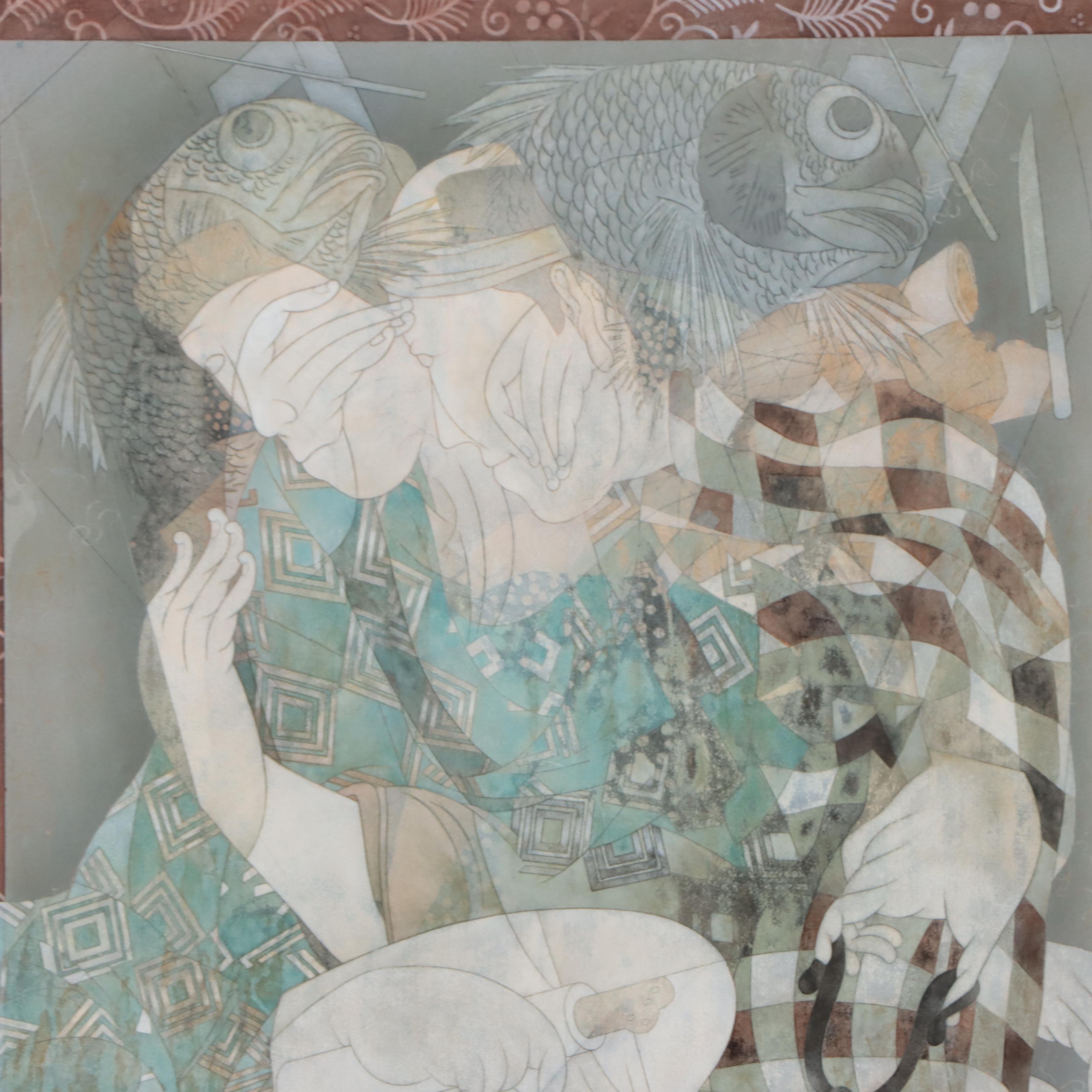 Thomas Orthmann Figurative Lithograph, 1986-87