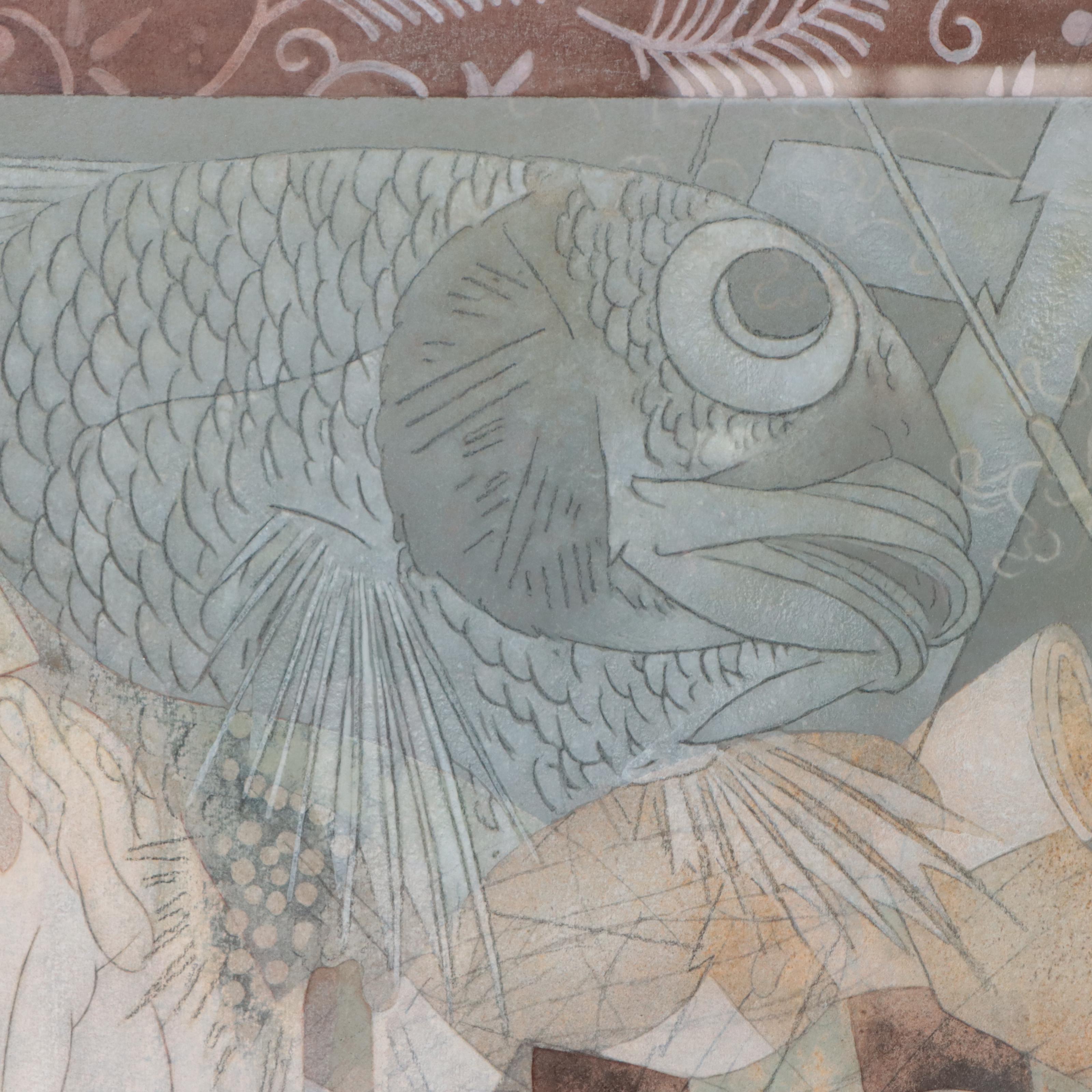 Thomas Orthmann Figurative Lithograph, 1986-87