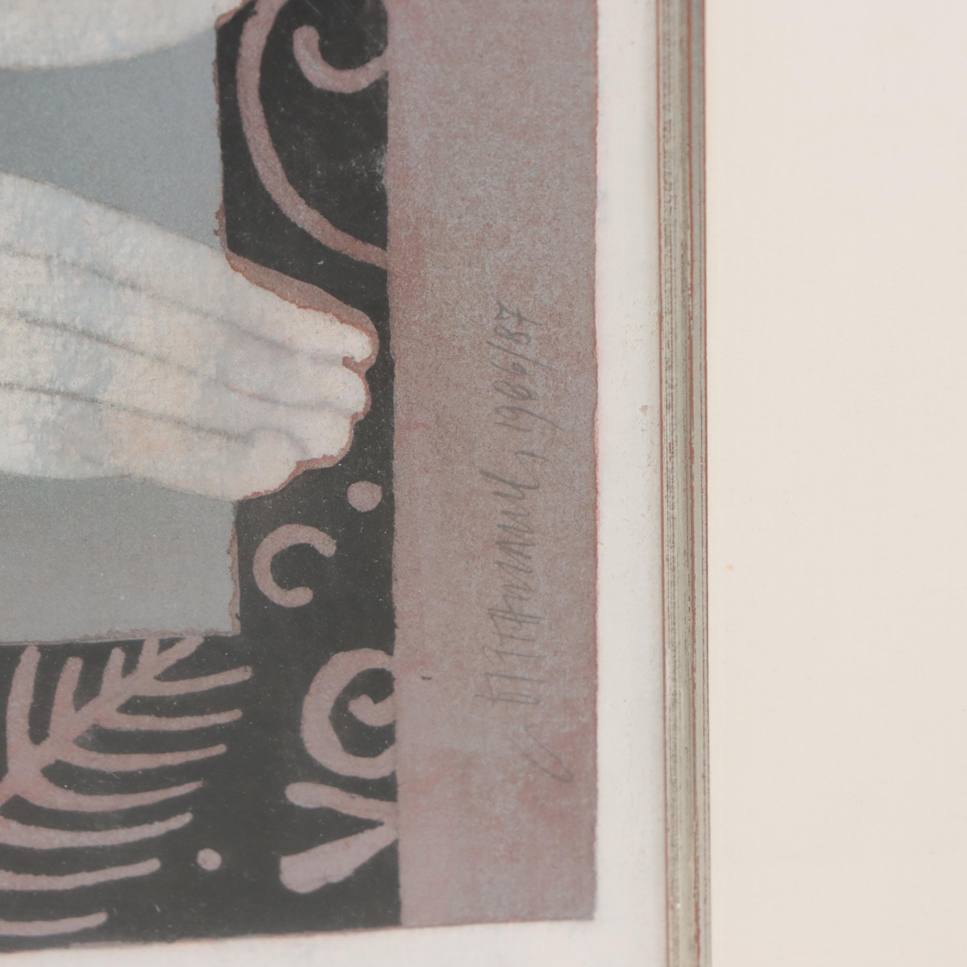 Thomas Orthmann Figurative Lithograph, 1986-87