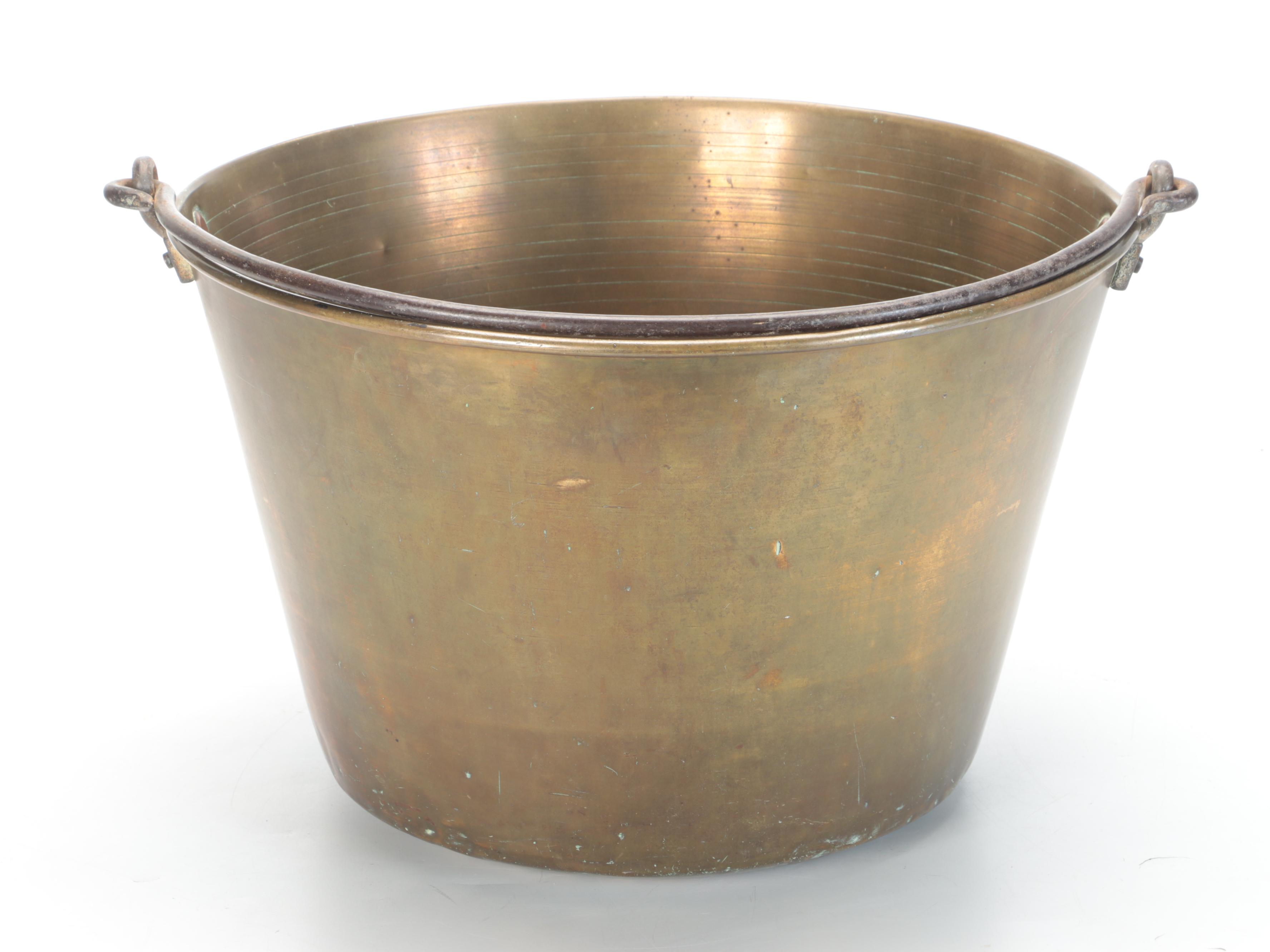 Brass Plated Log Bucket, 20th Century