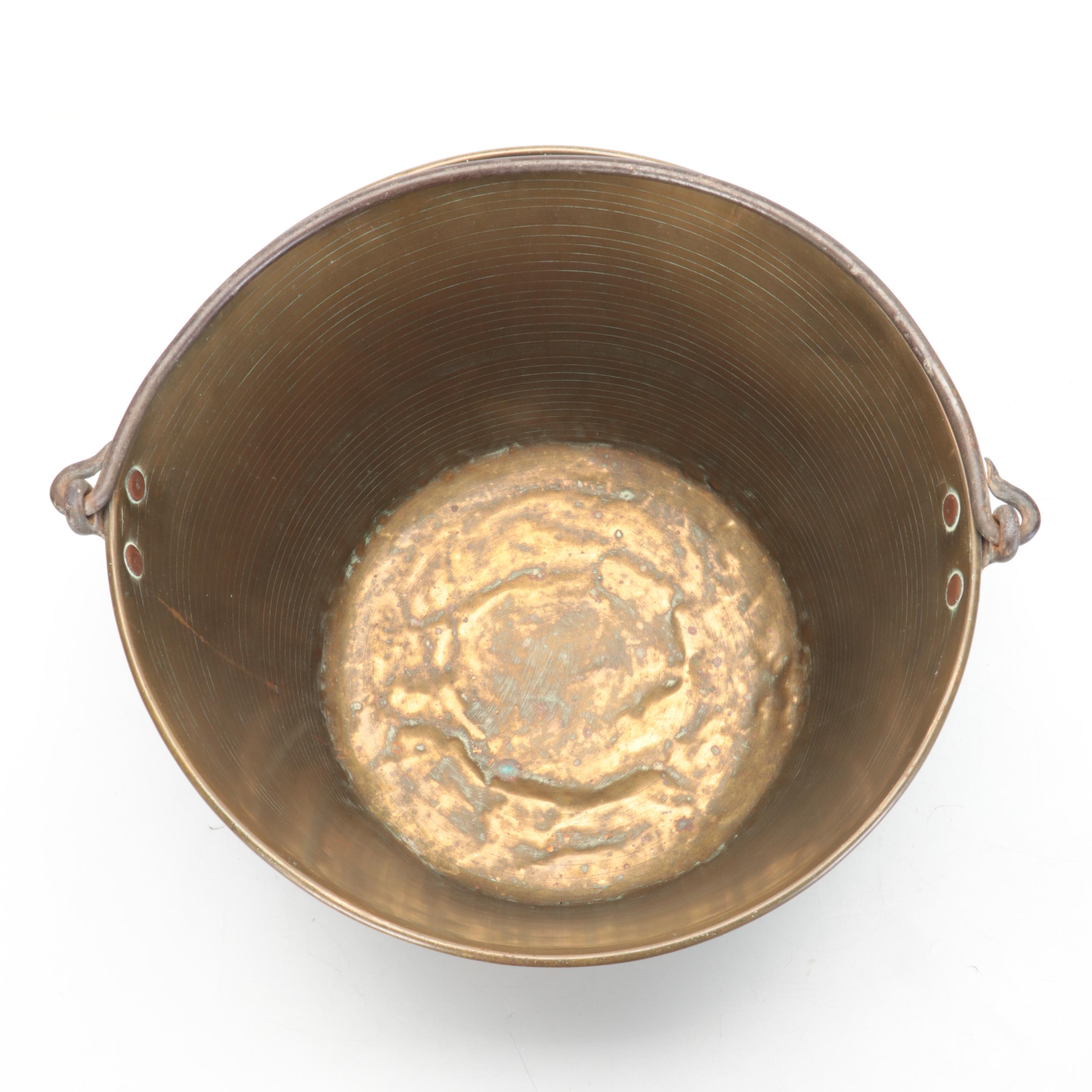 Brass Plated Log Bucket, 20th Century