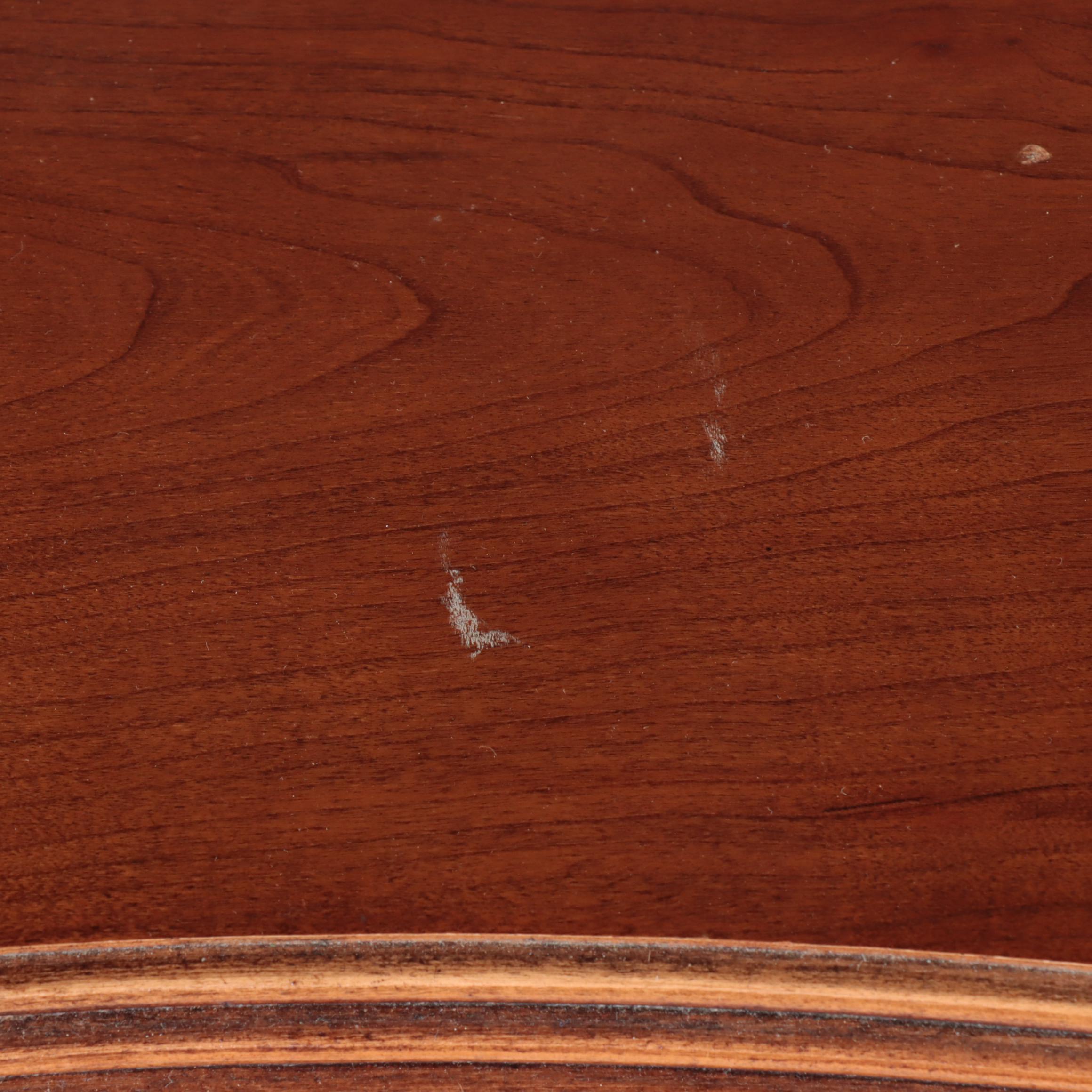 Lexington/Henry Link Cherrywood and Wicker Five-Drawer Chest