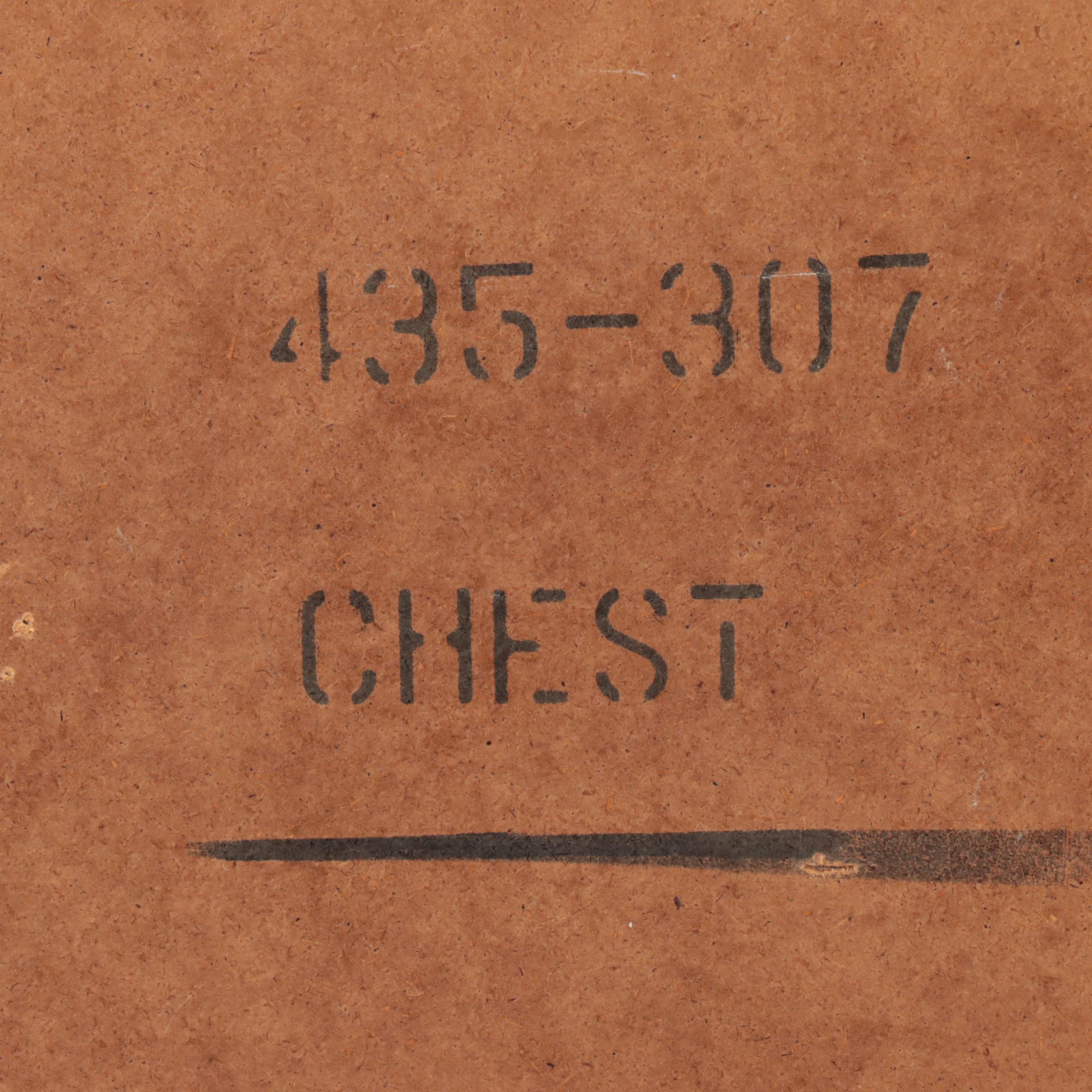 Lexington/Henry Link Cherrywood and Wicker Five-Drawer Chest