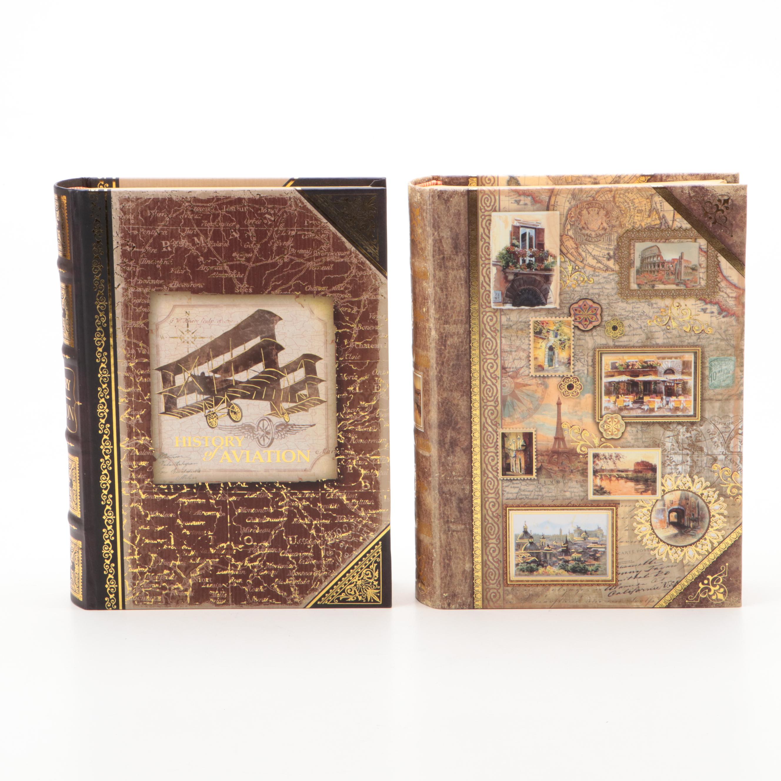 Faux Book Storage Boxes