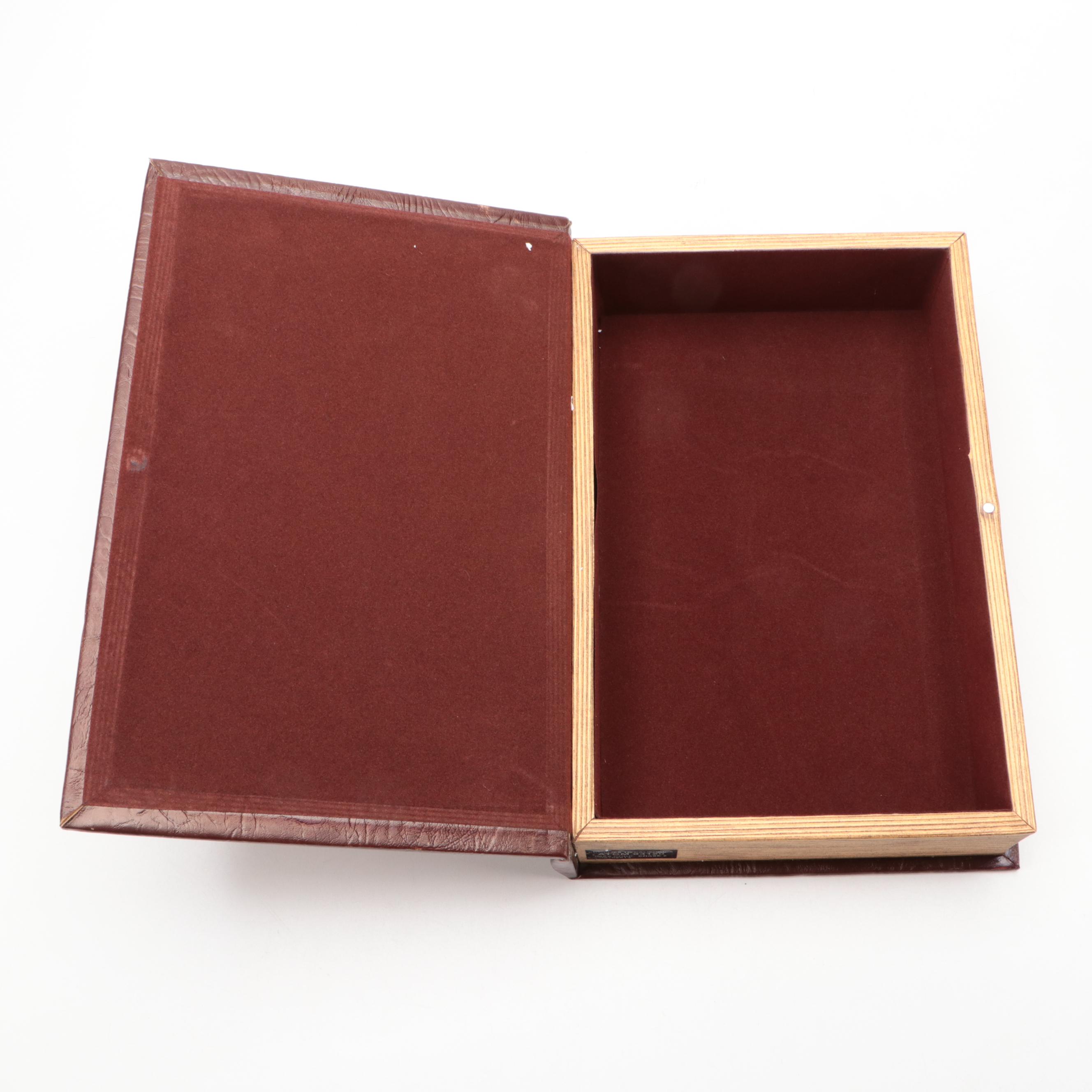 Faux Book Storage Boxes