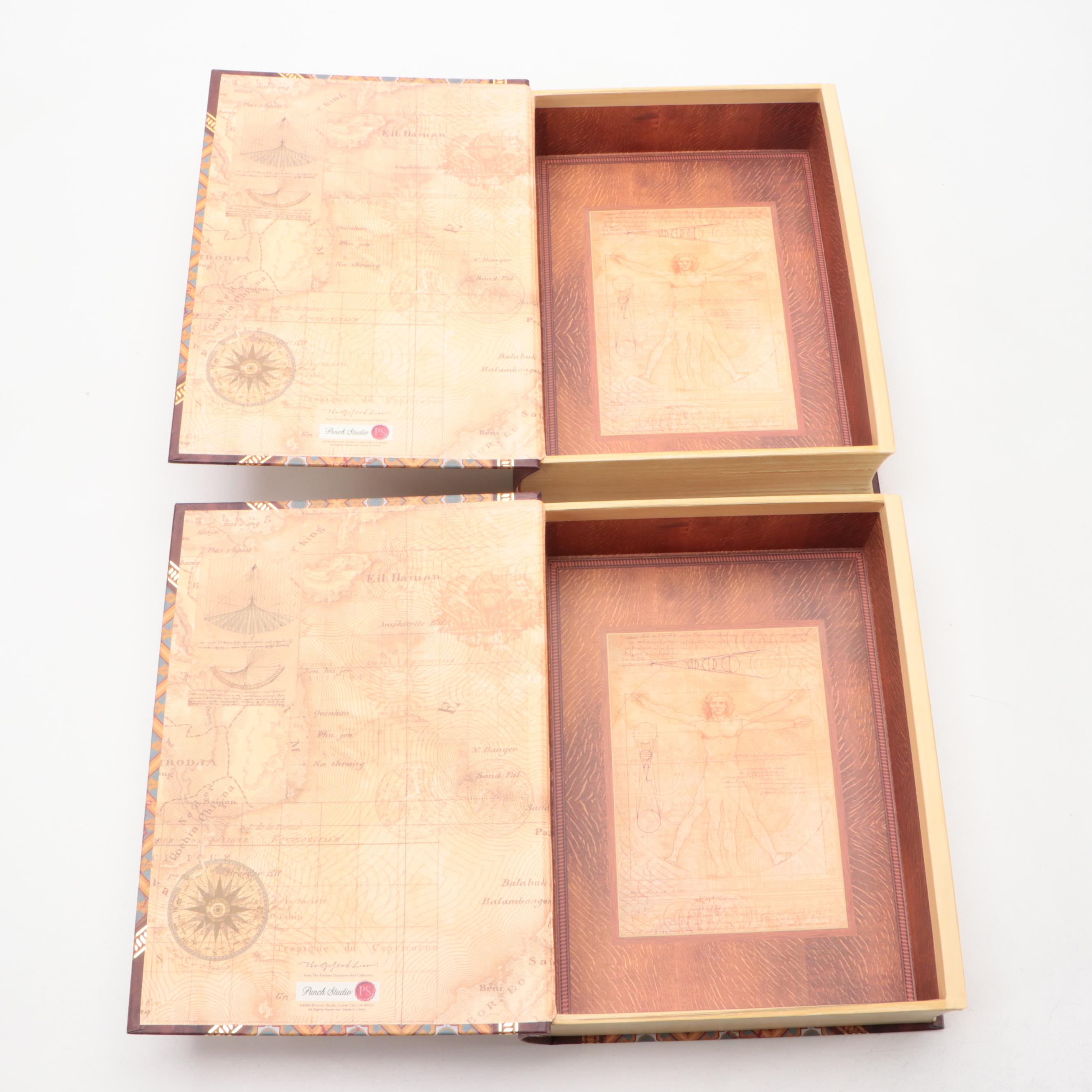 Faux Book Storage Boxes