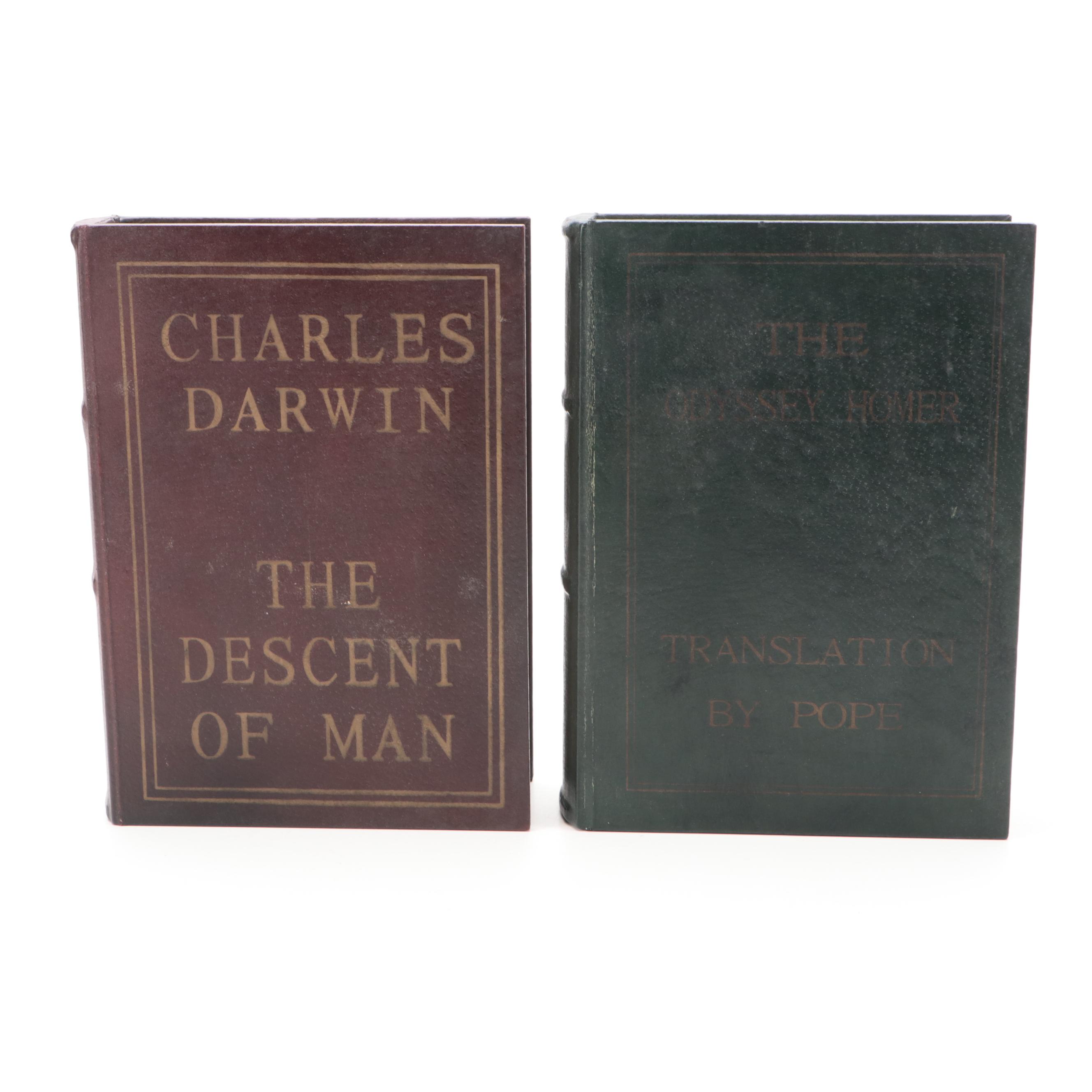 Faux Book Storage Boxes