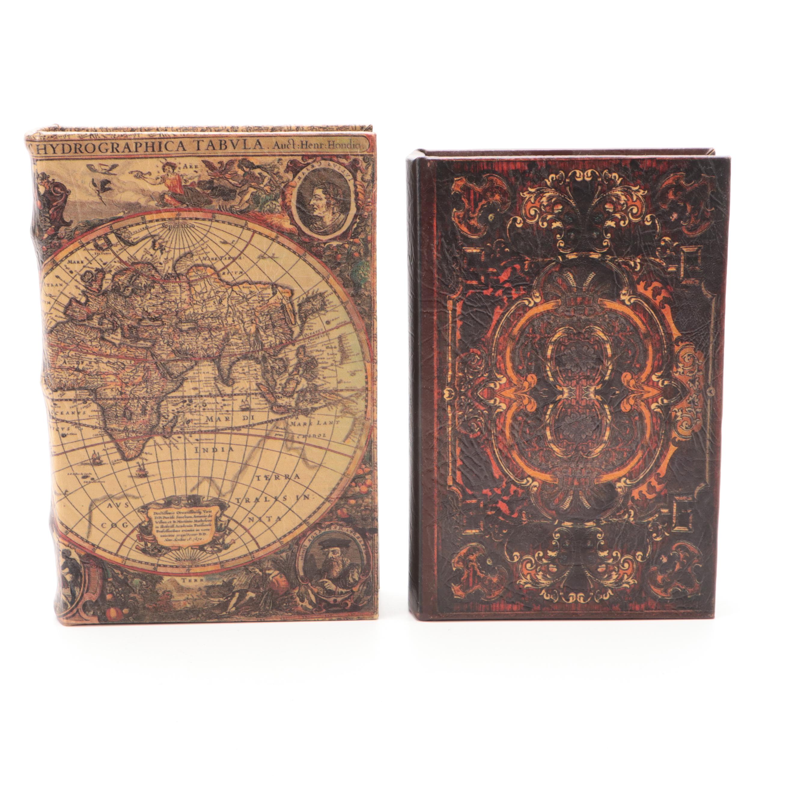 Faux Book Storage Boxes