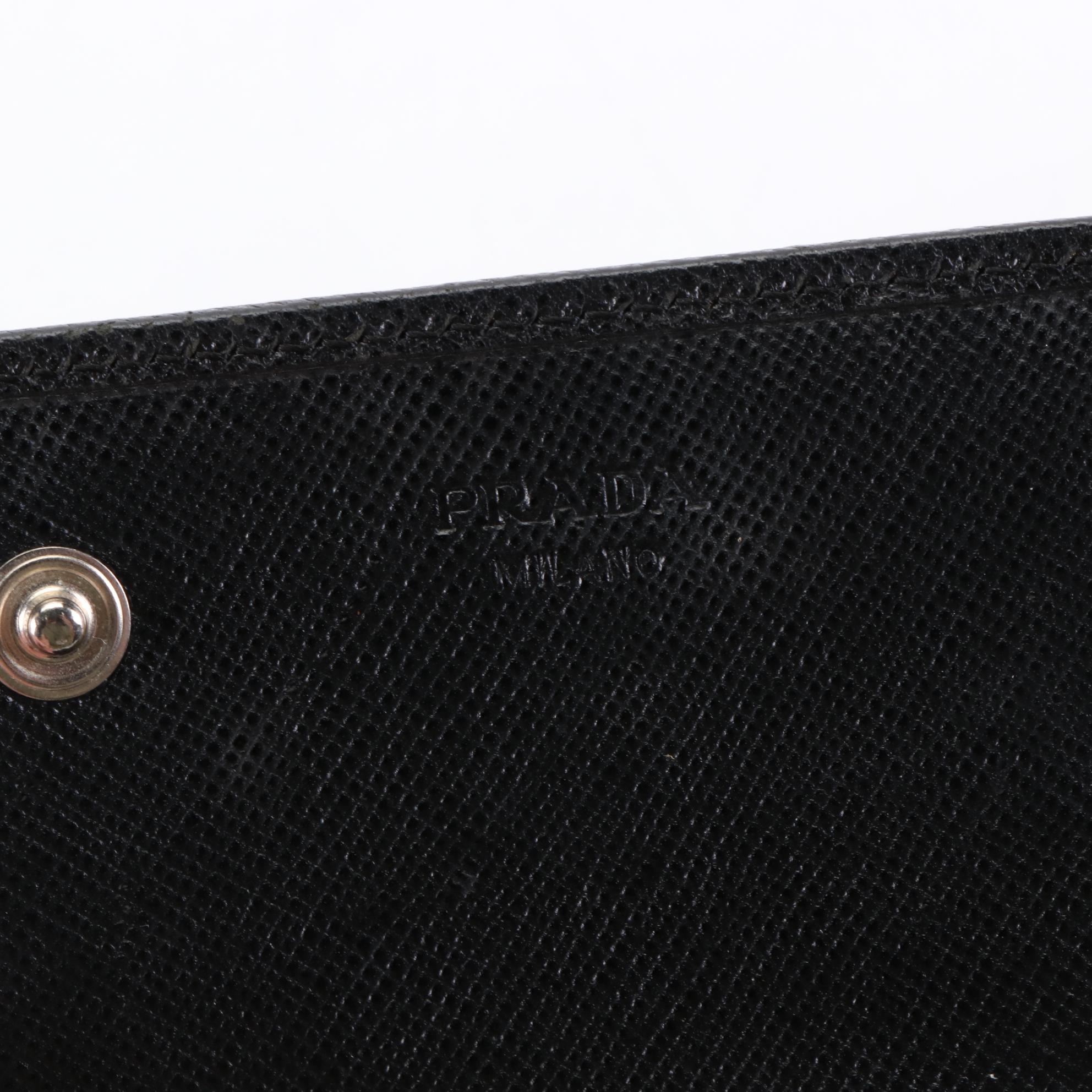 Prada Saffiano Leather Continental Wallet