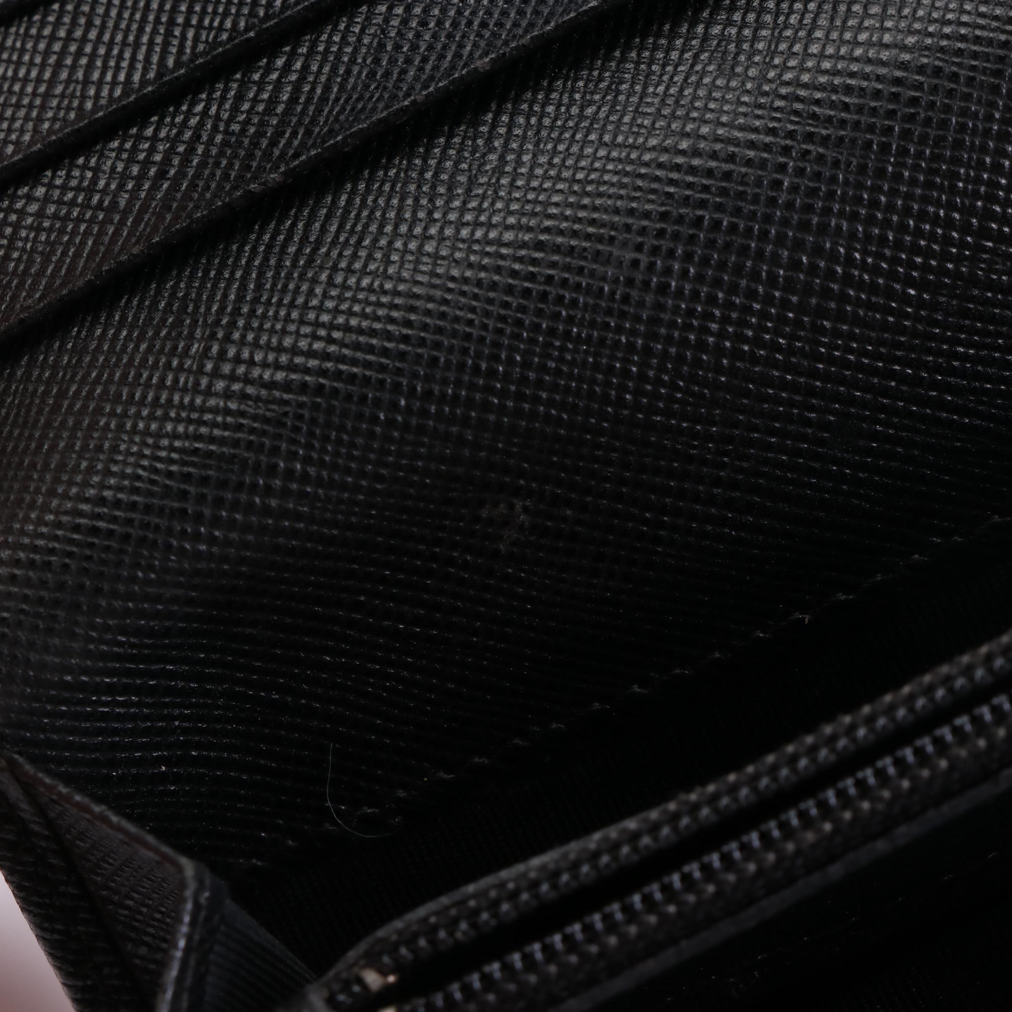Prada Saffiano Leather Continental Wallet