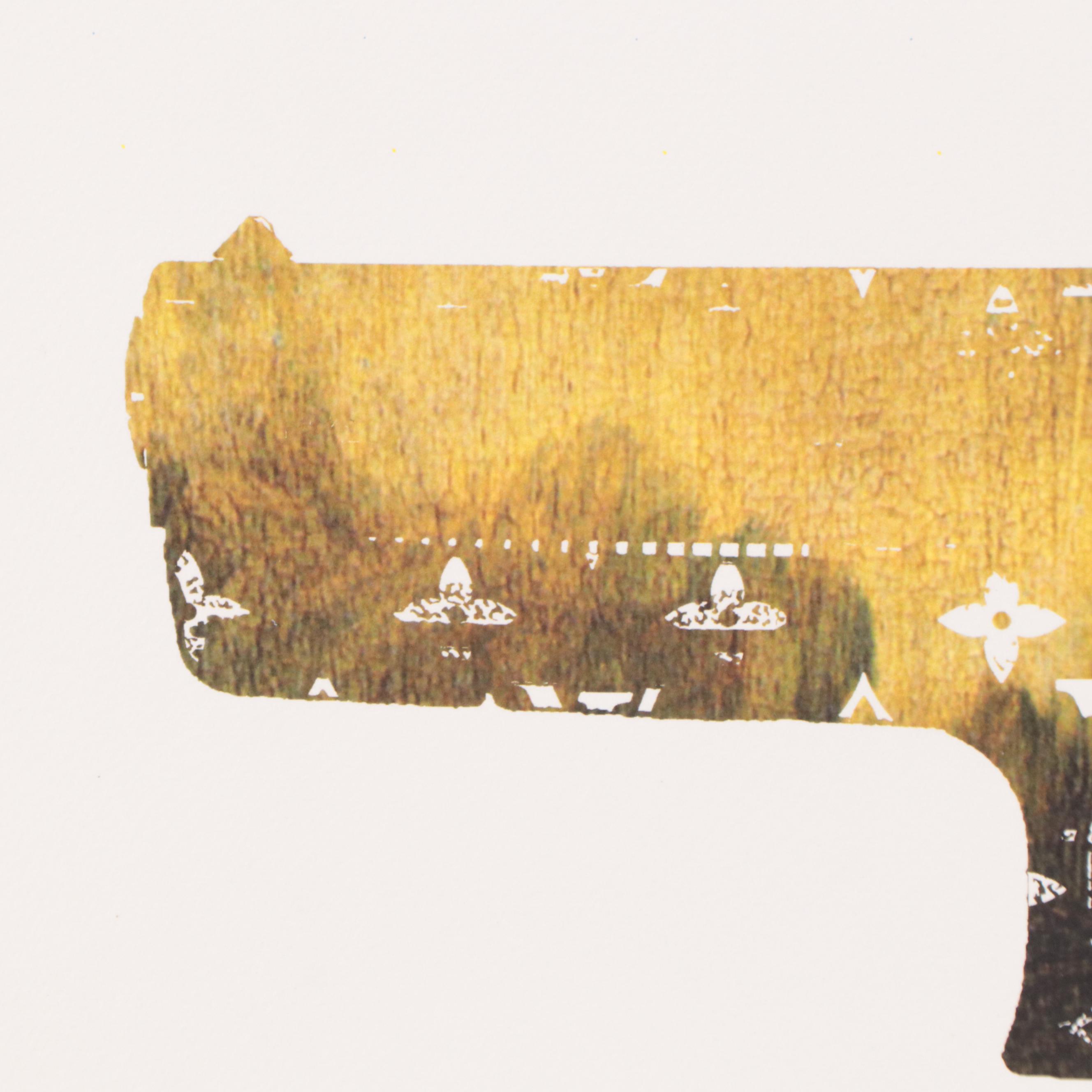 Death NYC Pop Art Graphic Print of Mona Lisa Gun, 2019