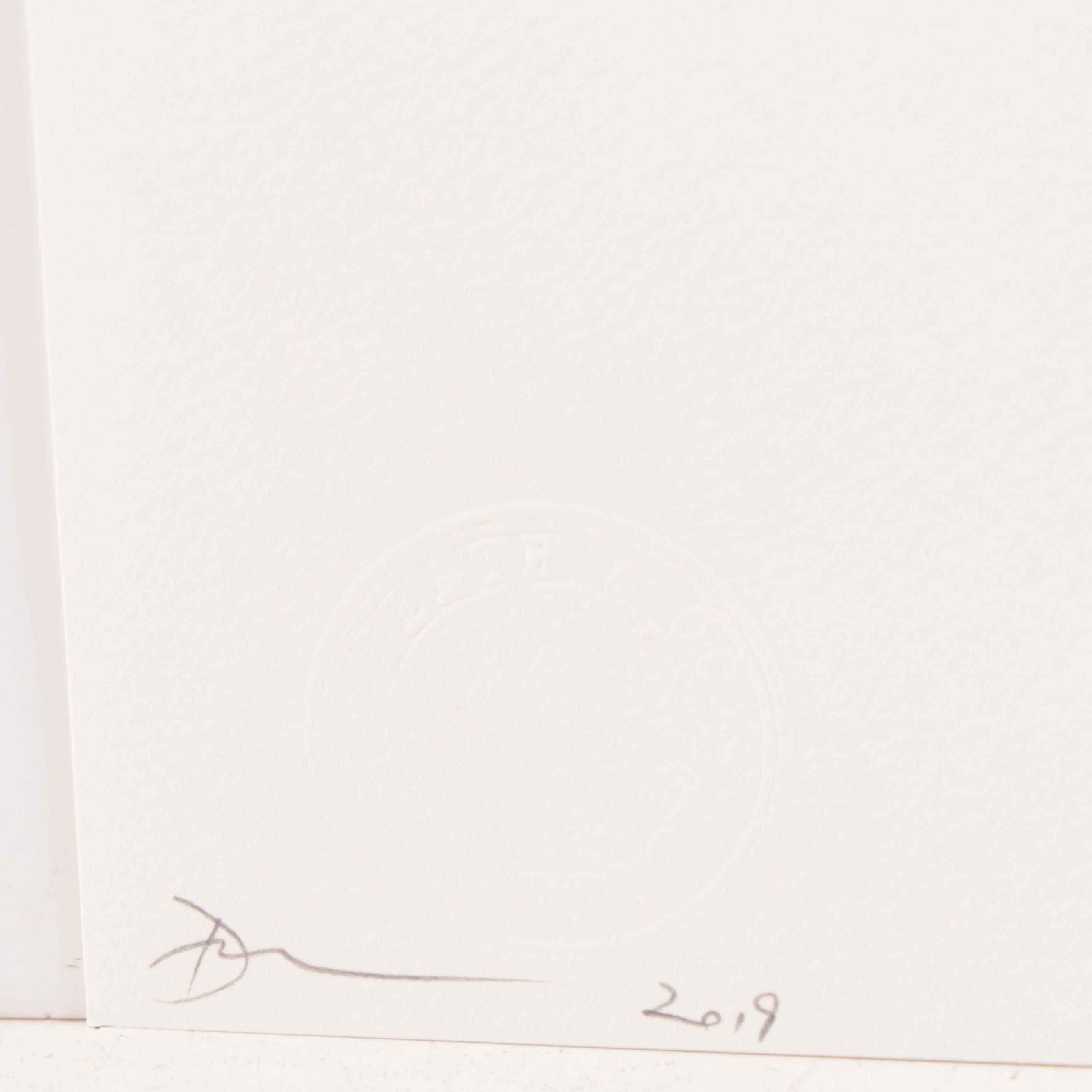 Death NYC Pop Art Graphic Print of Mona Lisa Gun, 2019