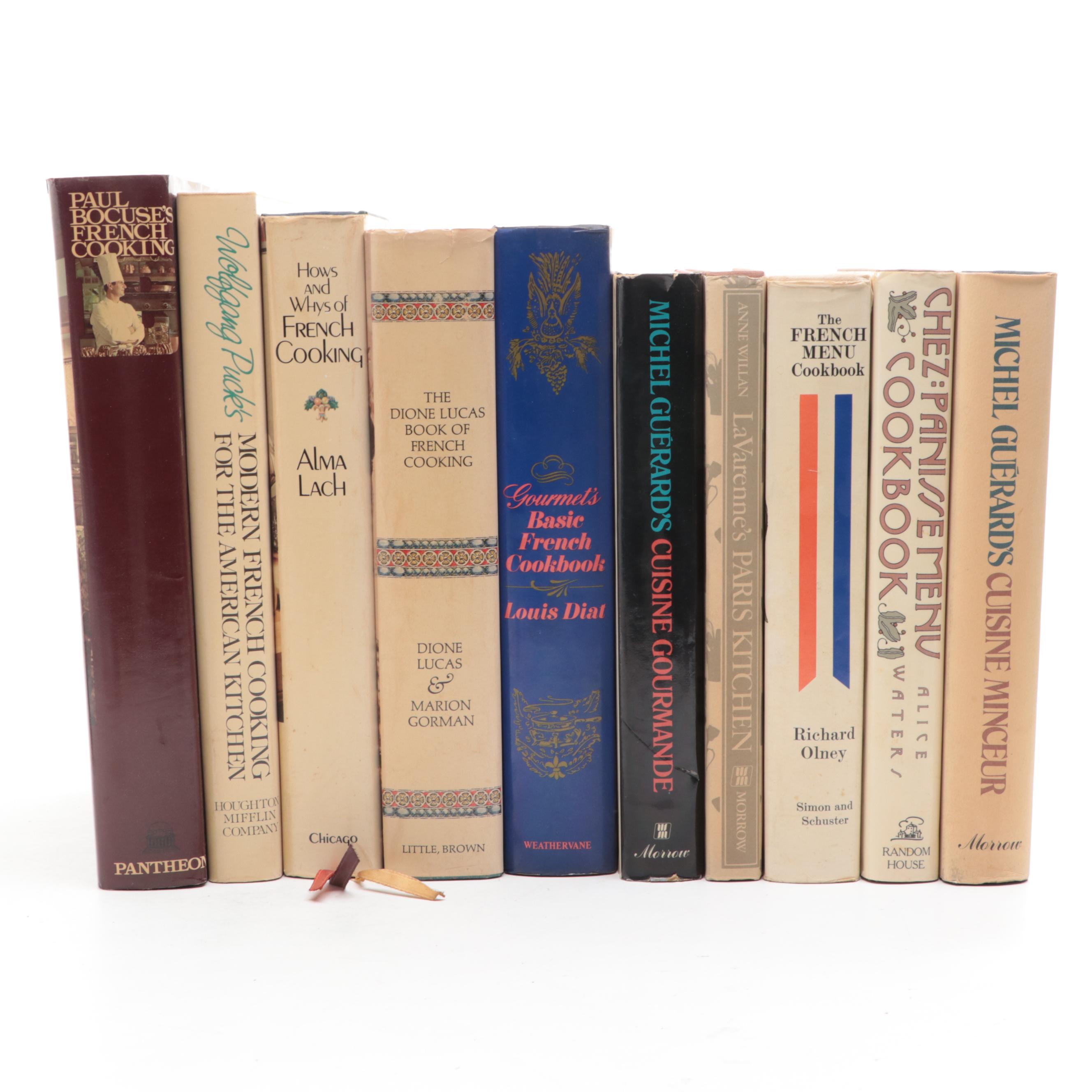 First Edition "The Chez Panisse Menu Cookbook" and More French Cuisine Cookbooks