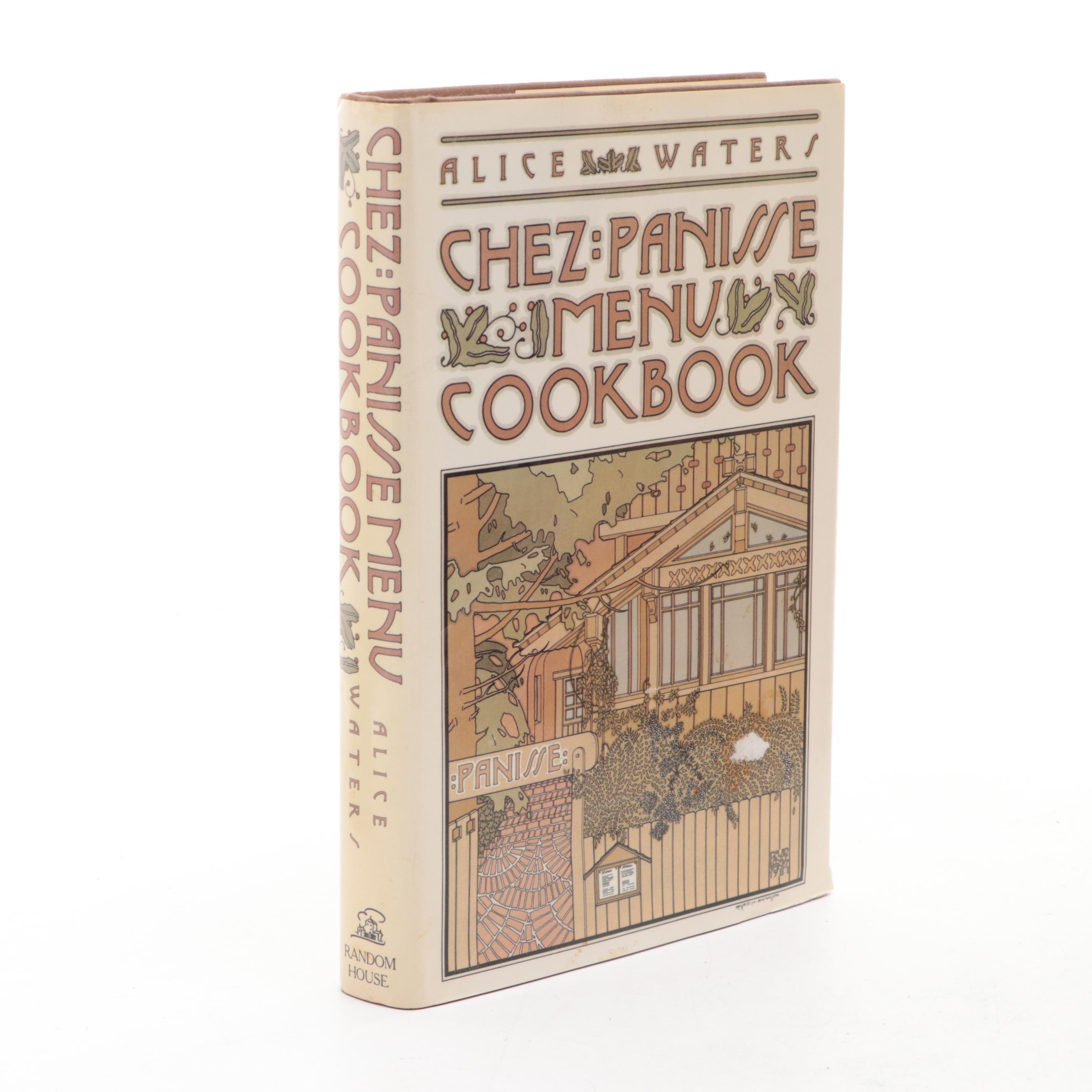 First Edition "The Chez Panisse Menu Cookbook" and More French Cuisine Cookbooks