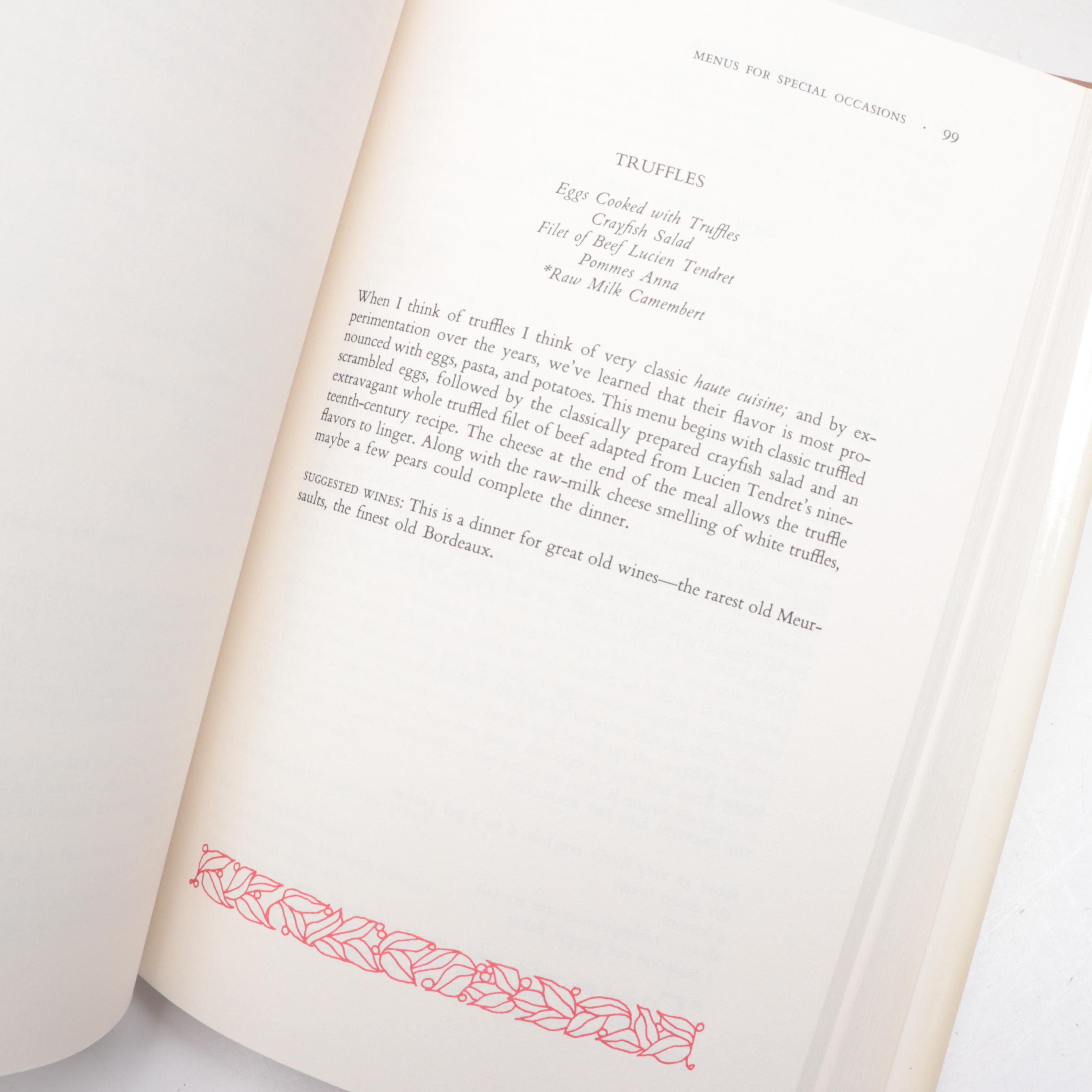 First Edition "The Chez Panisse Menu Cookbook" and More French Cuisine Cookbooks