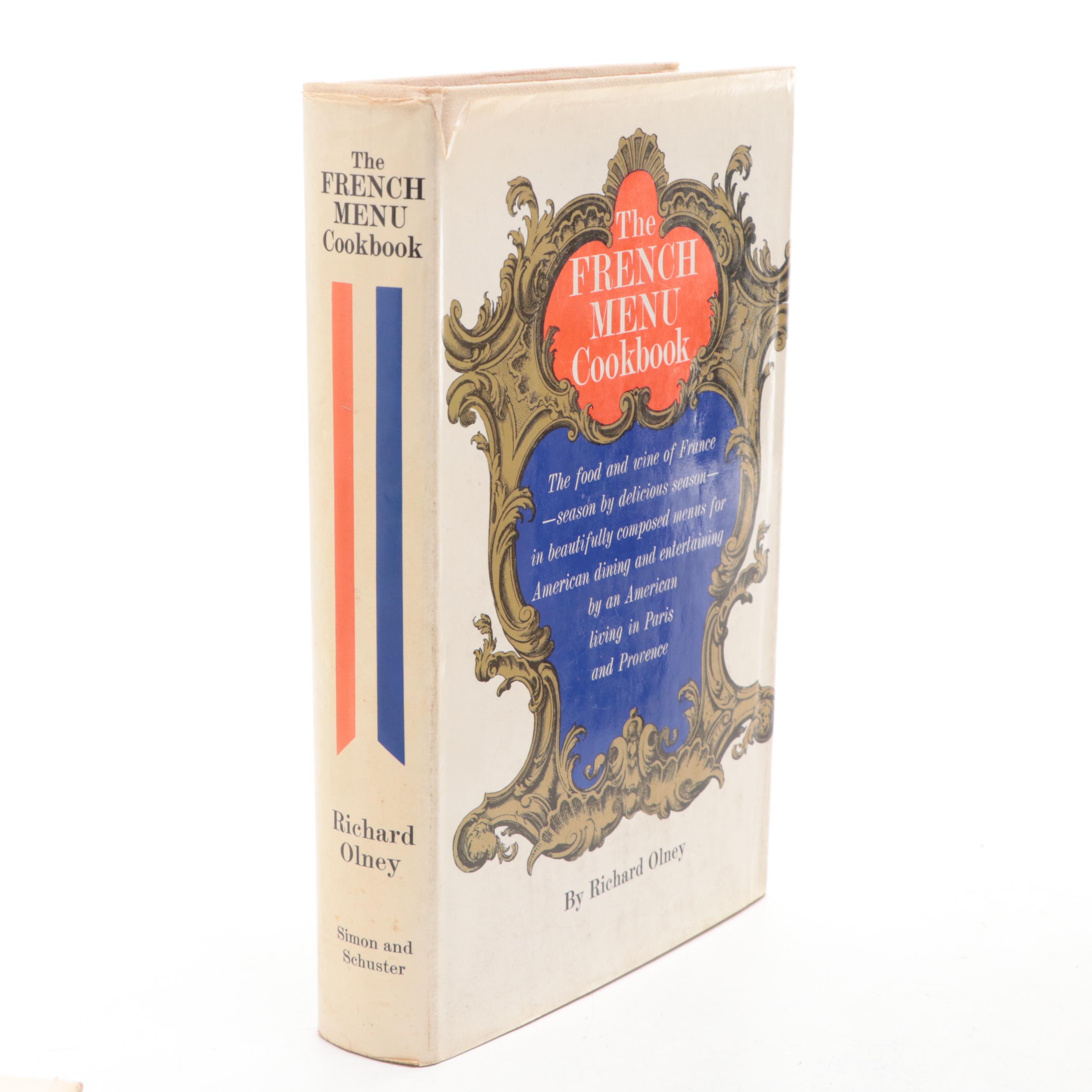 First Edition "The Chez Panisse Menu Cookbook" and More French Cuisine Cookbooks