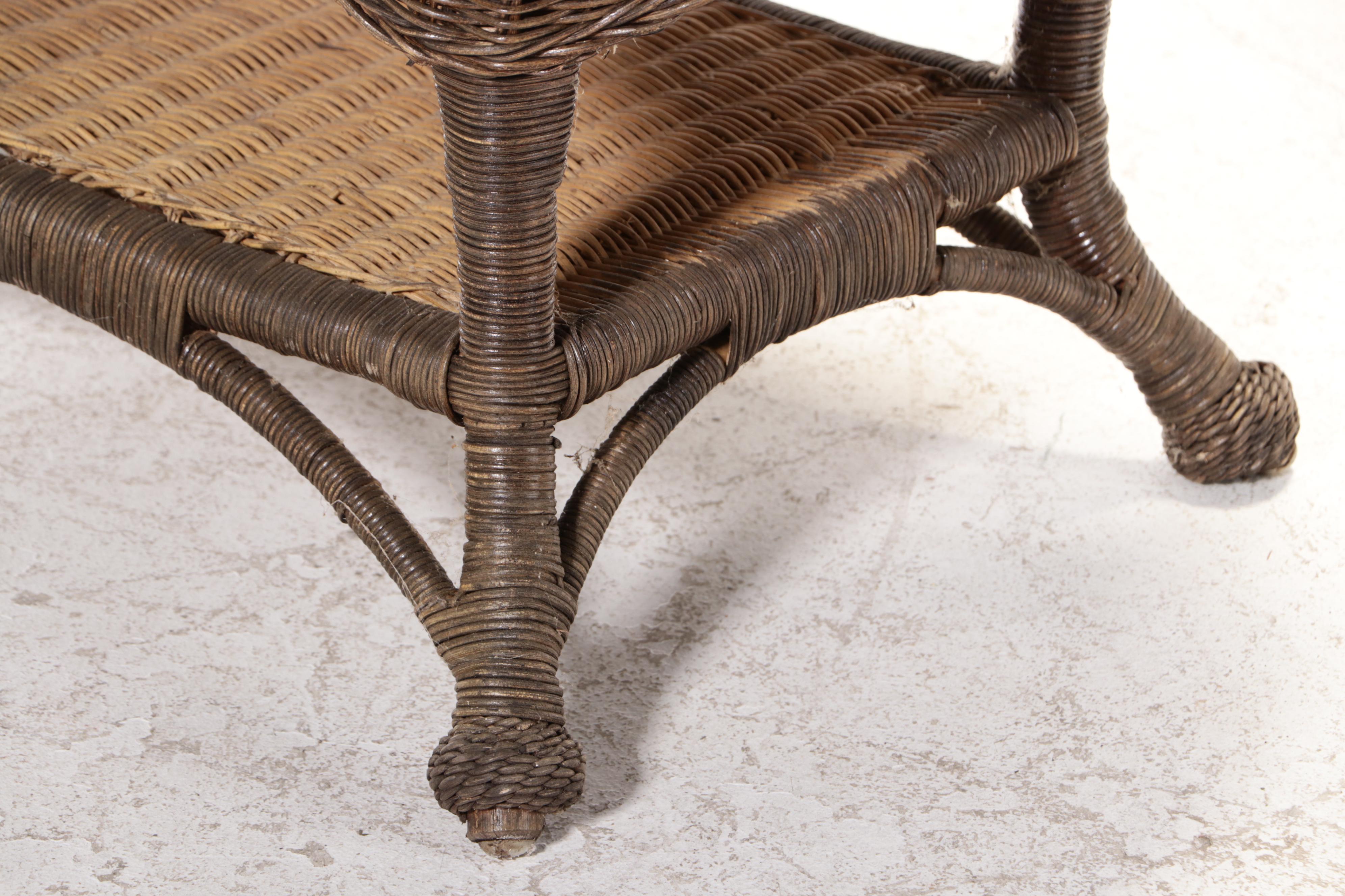 Rattan and Wicker Patio Coffee Table