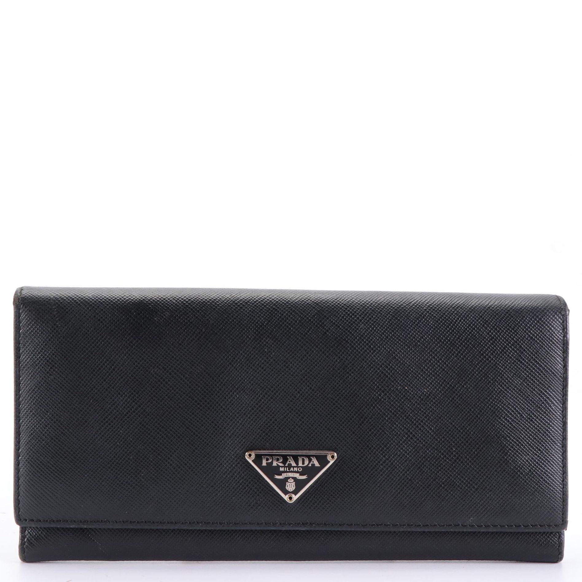 Prada Saffiano Leather Continental Wallet