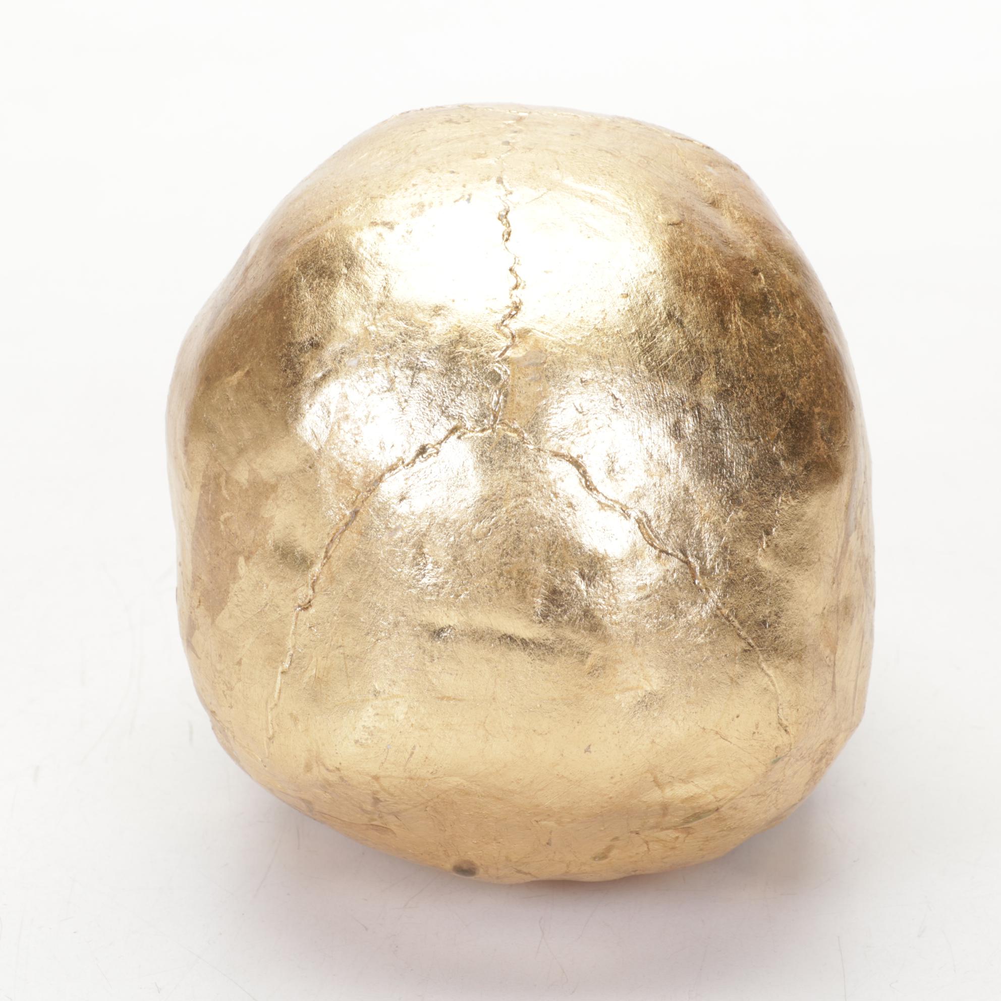 Composite Skull Replica Sculpture, Late 20th Century