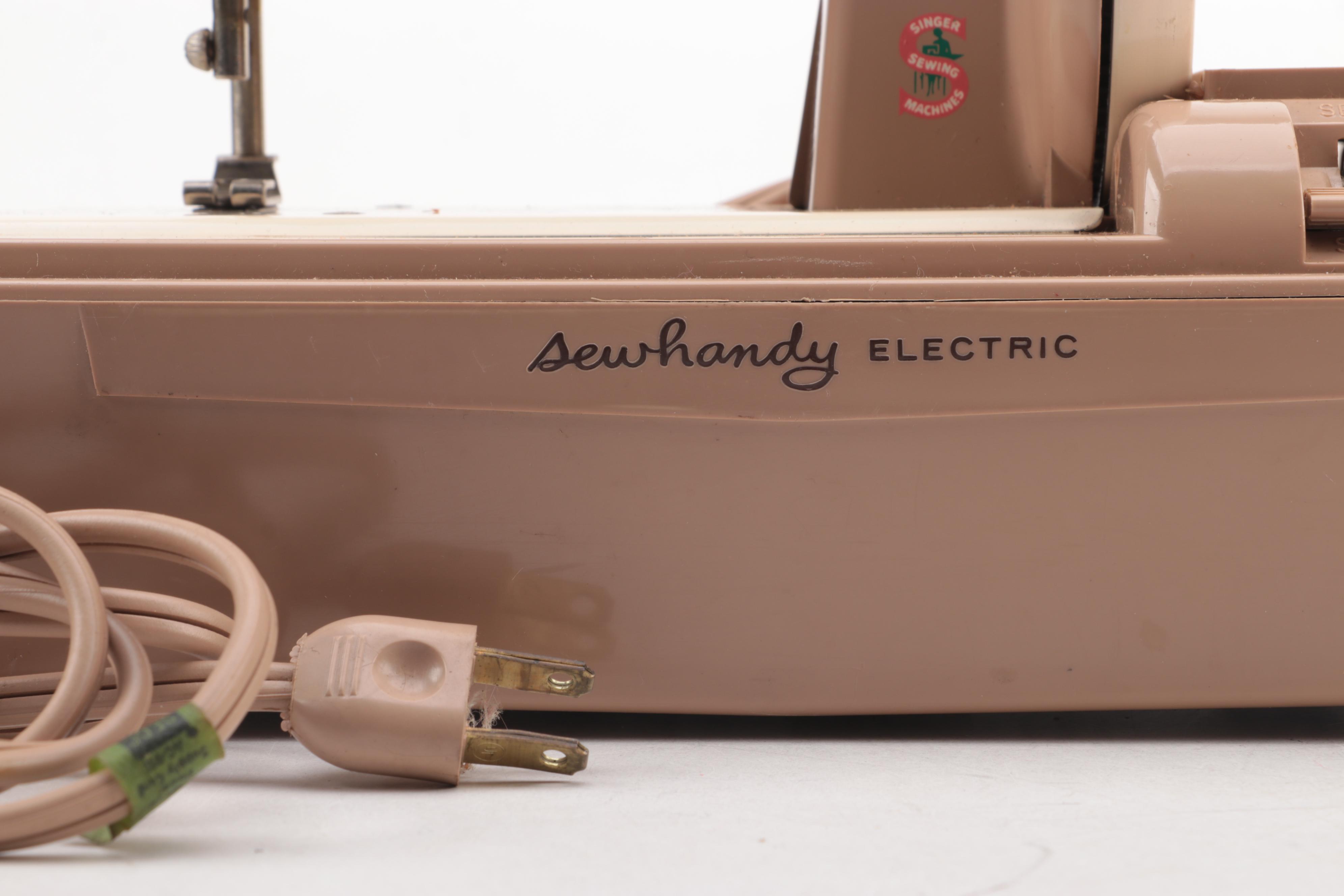 Singer Sewhandy Electric Child's Sewing Machine, Mid-20th Century