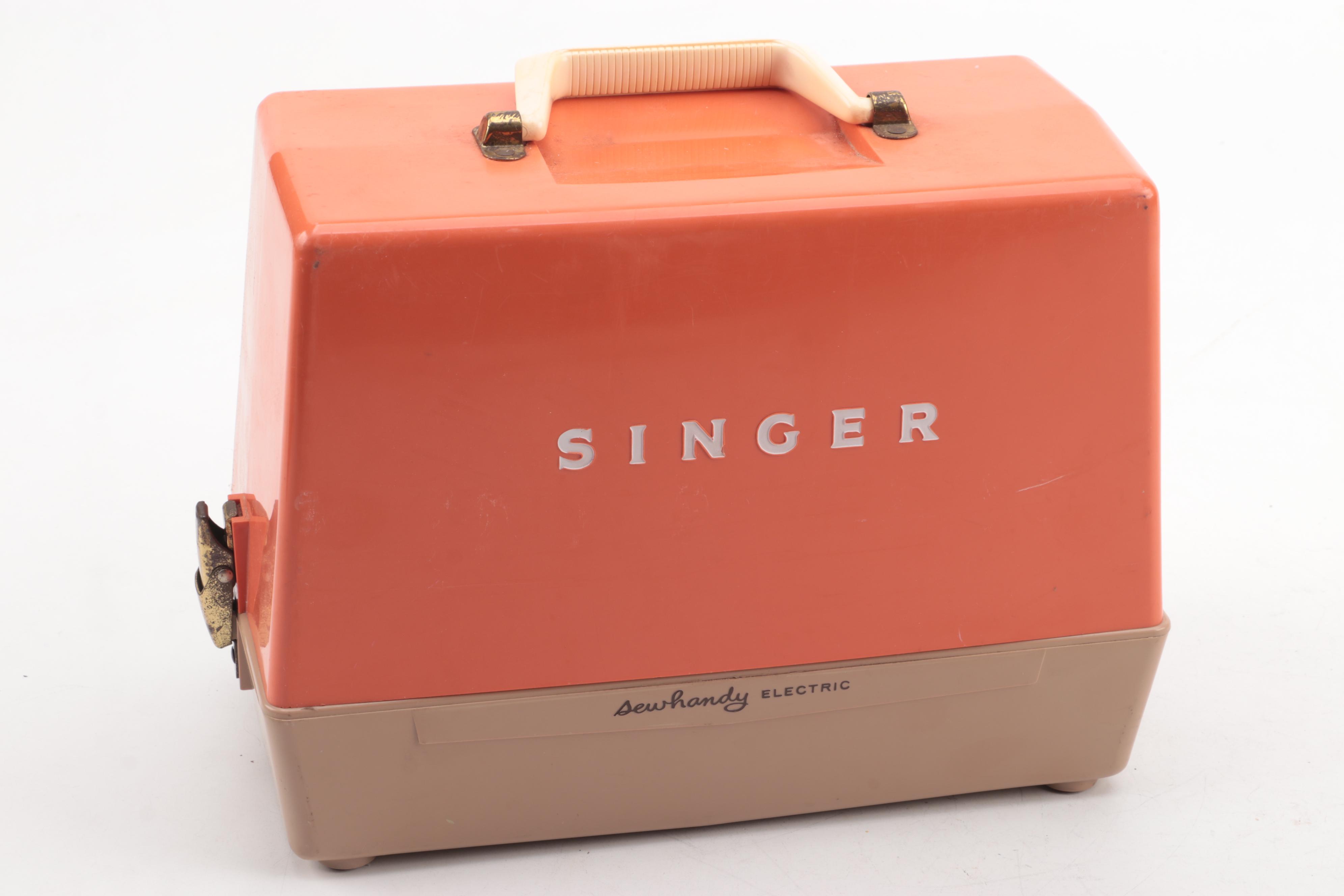 Singer Sewhandy Electric Child's Sewing Machine, Mid-20th Century